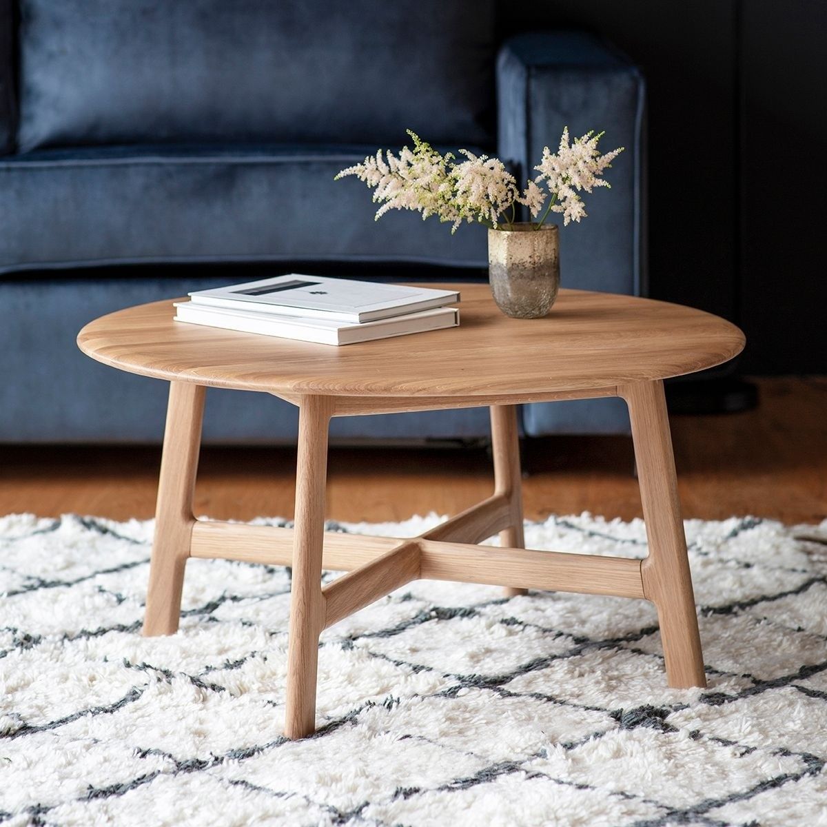 Loscombe Round Coffee Table Inside Coffee Tables With Round Wooden Tops (Gallery 8 of 20)