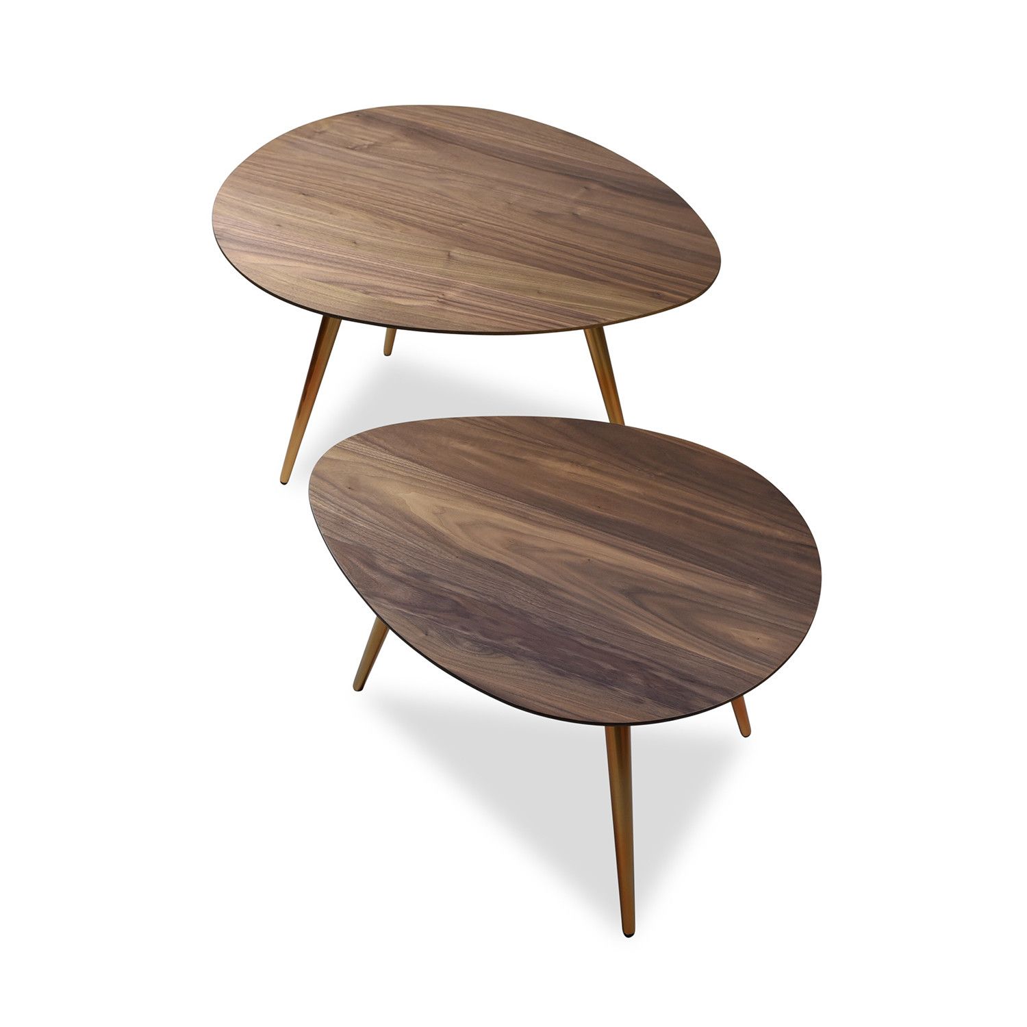 Maddox Mid Century Modern Nesting Coffee Table Set – Edloe Finch Inside Modern Nesting Coffee Tables (Gallery 1 of 20)
