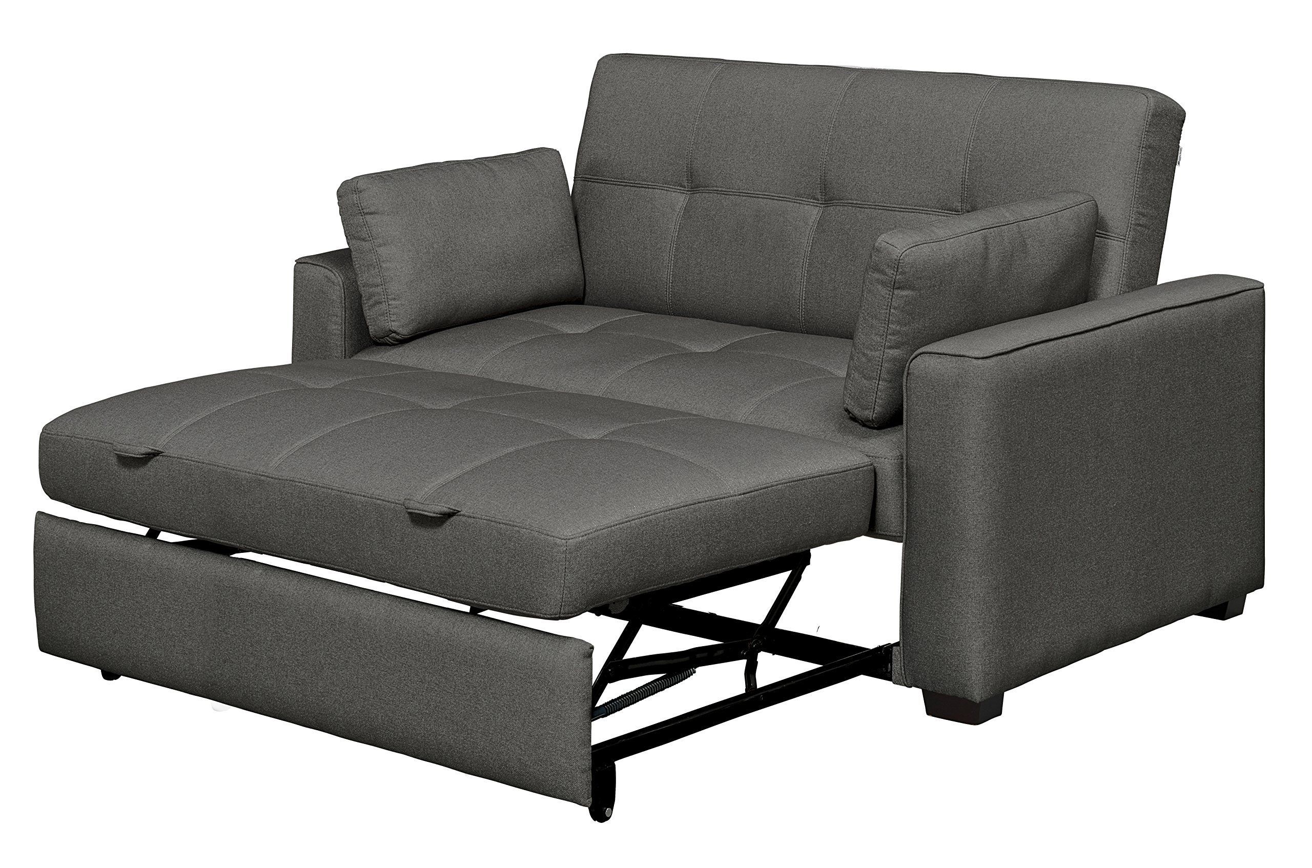 Mechali Products Furniture Serta Sofa Sleeper Convertible Into Lounger Throughout Convertible Gray Loveseat Sleepers (View 5 of 20)