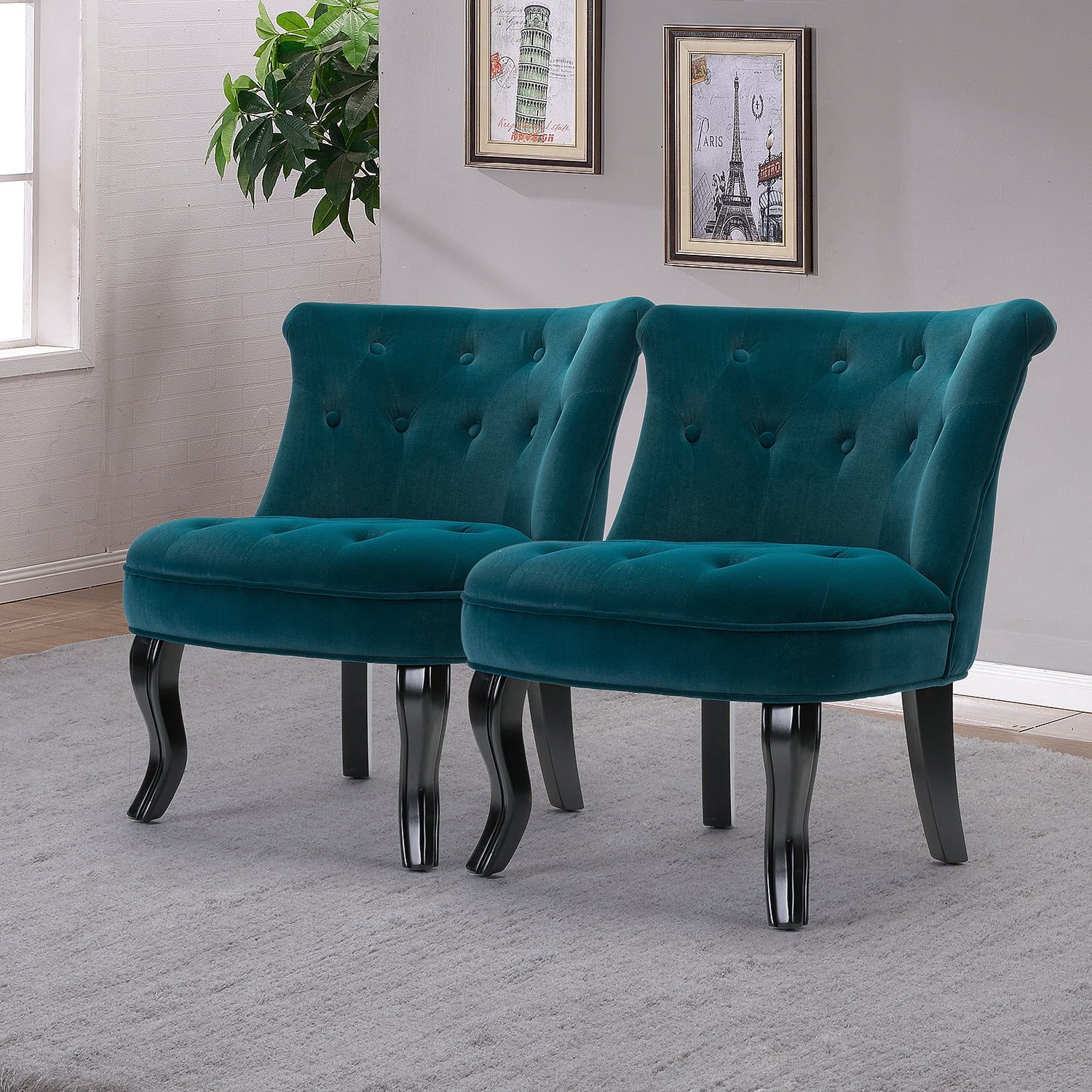 Mid Century Modern Velvet Accent Chair For Living Room Or Bedroom(set Inside Modern Velvet Upholstered Recliner Chairs (Gallery 11 of 20)