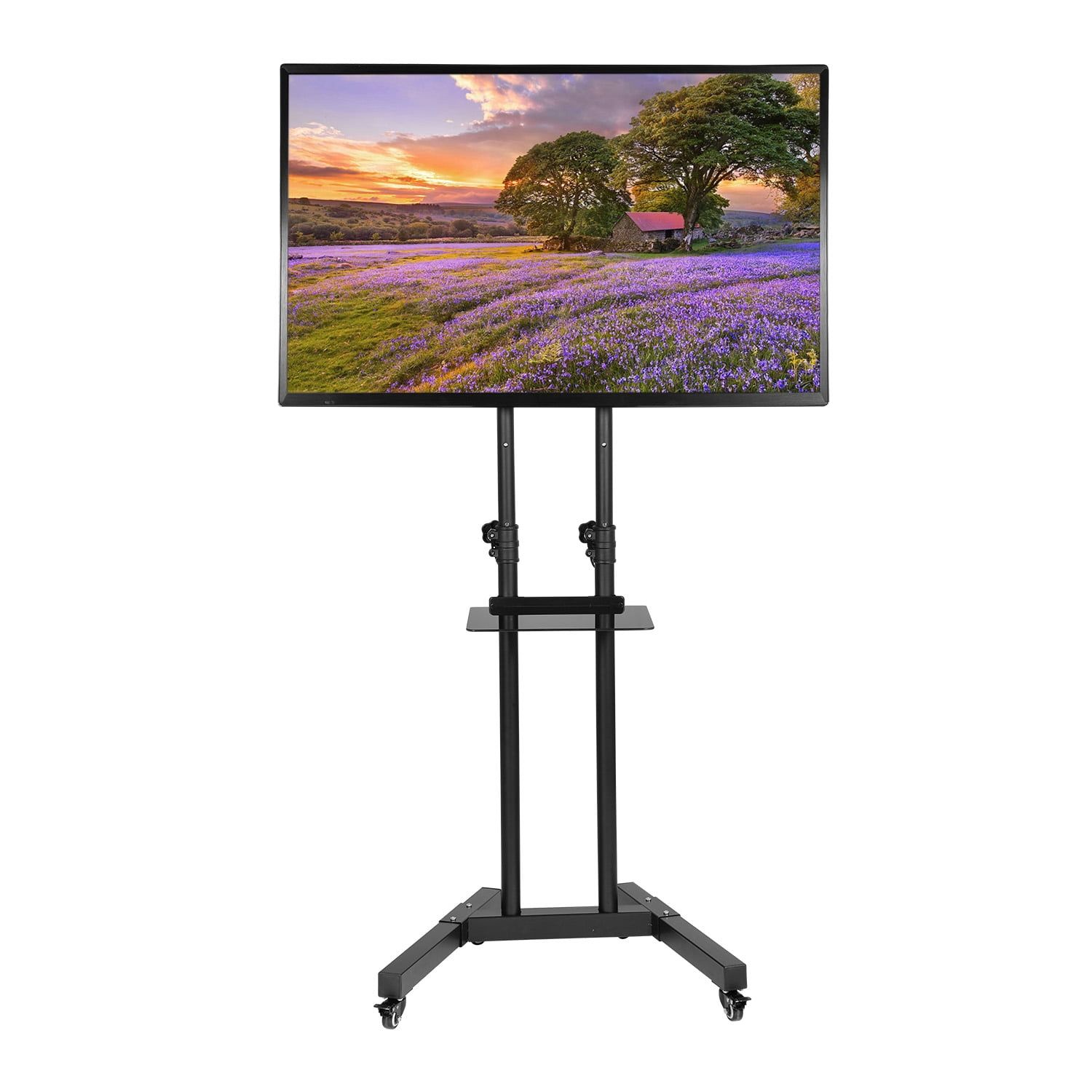 Mllieroo Universal 32 65 Inch Rolling Mobile Tv Stand Flat Screen Tv With Mobile Tilt Rolling Tv Stands (Gallery 15 of 20)