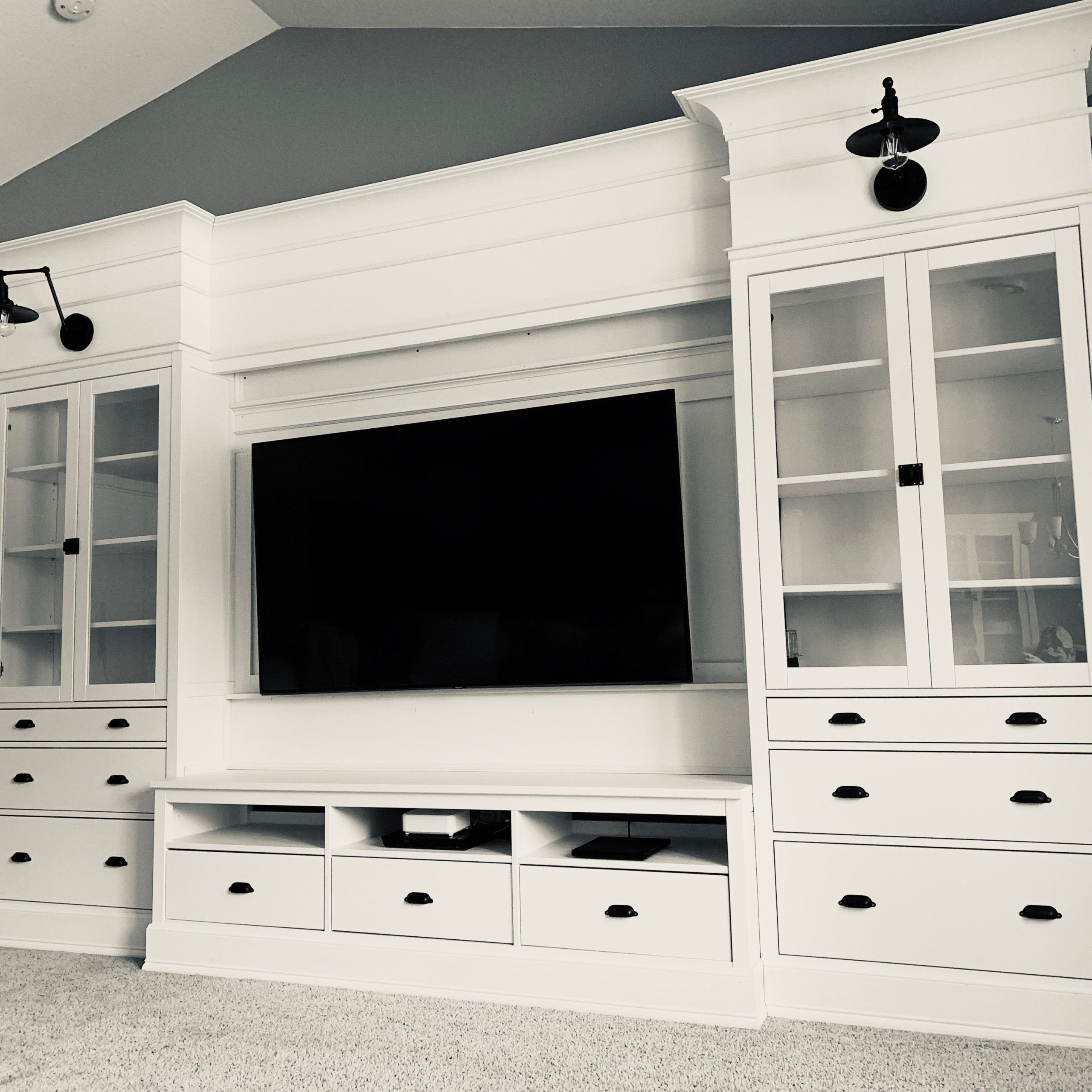 Modern Farmhouse Entertainment Media Center For Sale In Mn (View 2 of 20)