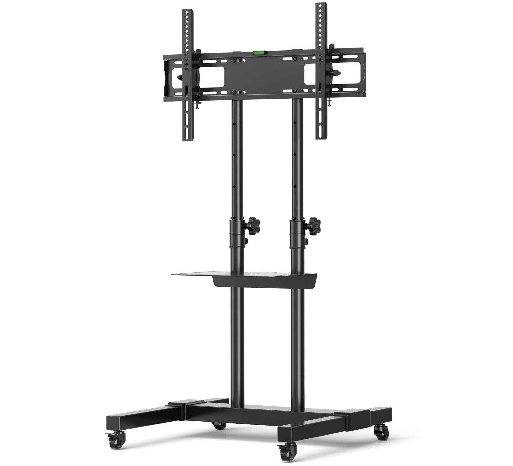 Modern Mobile Rolling Tv Stand For Tvs Up To 70" Height Adjustable In Modern Rolling Tv Stands (View 9 of 20)