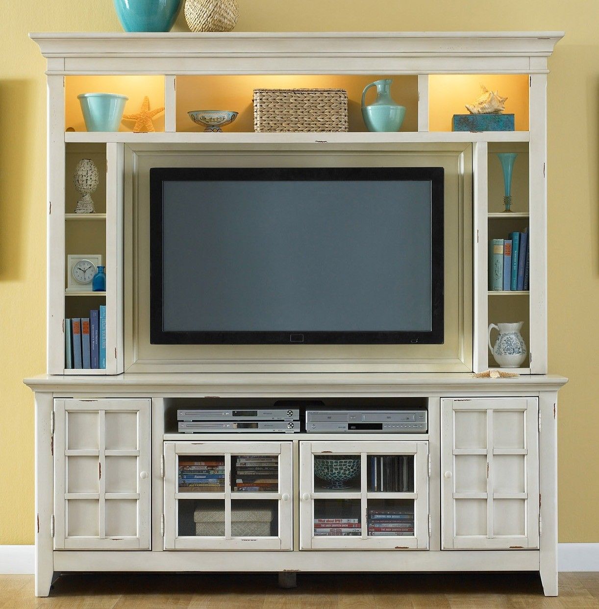 New Generation White Entertainment Center From Liberty (840 Ent Enc Intended For Wide Entertainment Centers (View 9 of 20)