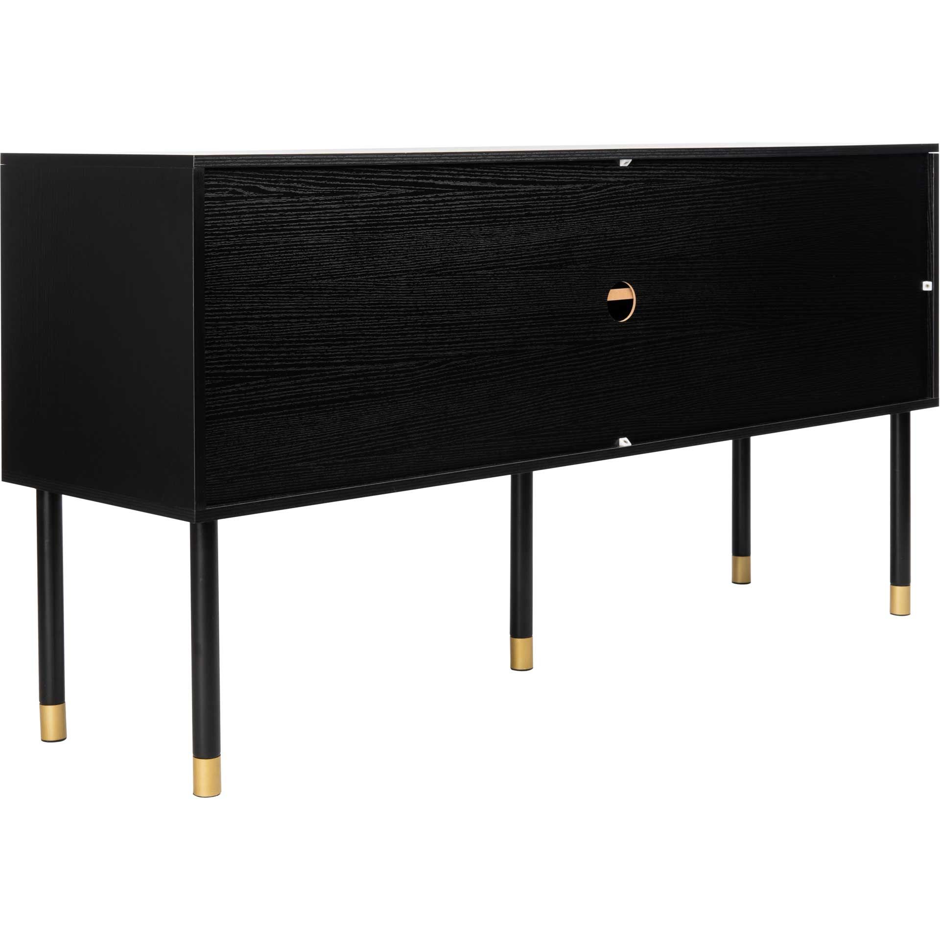 Oaklee Tv Stand Black/white/gold – Froy Throughout Oaklee Tv Stands (View 3 of 20)