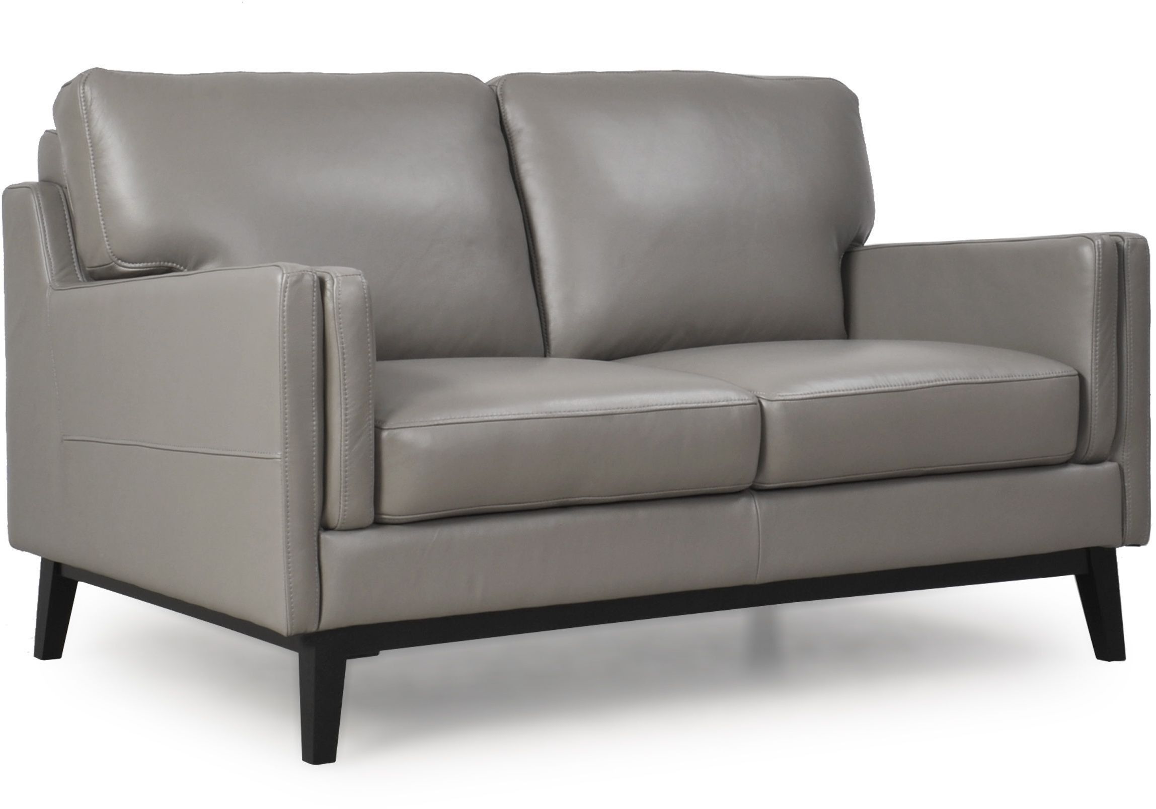 Osman Dark Grey Top Grain Leather Loveseat From Moroni | Coleman Furniture Pertaining To Top Grain Leather Loveseats (View 15 of 20)