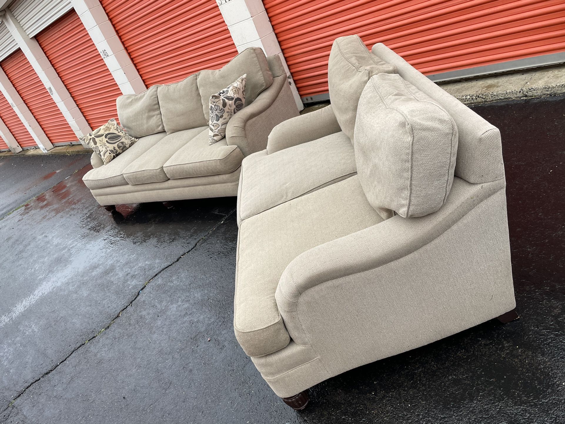 Oversized Sofa & Loveseat Couch Set For Sale In Eddington, Pa – Offerup In 110&quot; Oversized Sofas (Gallery 11 of 20)
