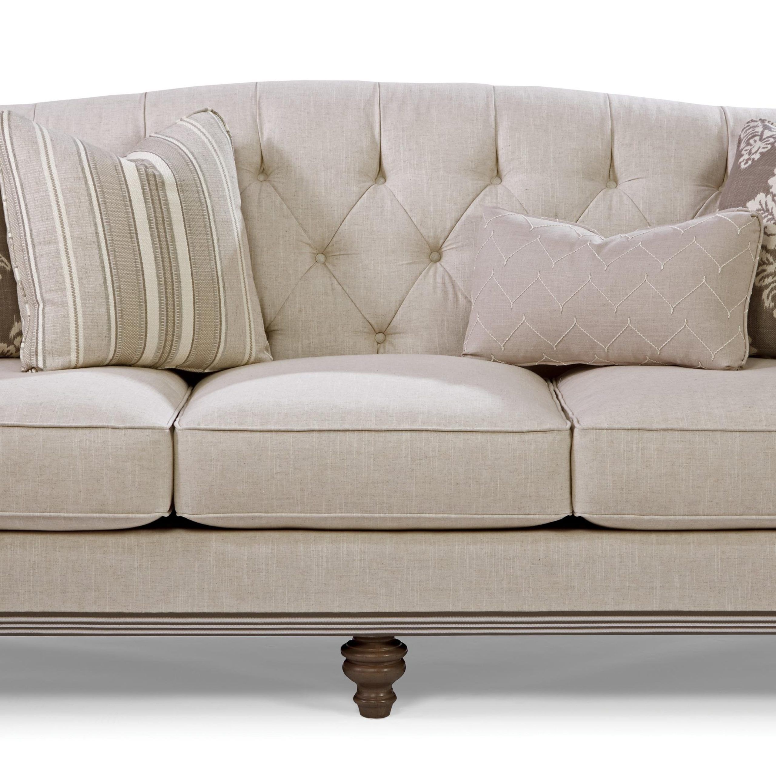 Paula Deencraftmaster P744900 P744950bd Traditional Tufted Back In Tufted Upholstered Sofas (Gallery 11 of 20)