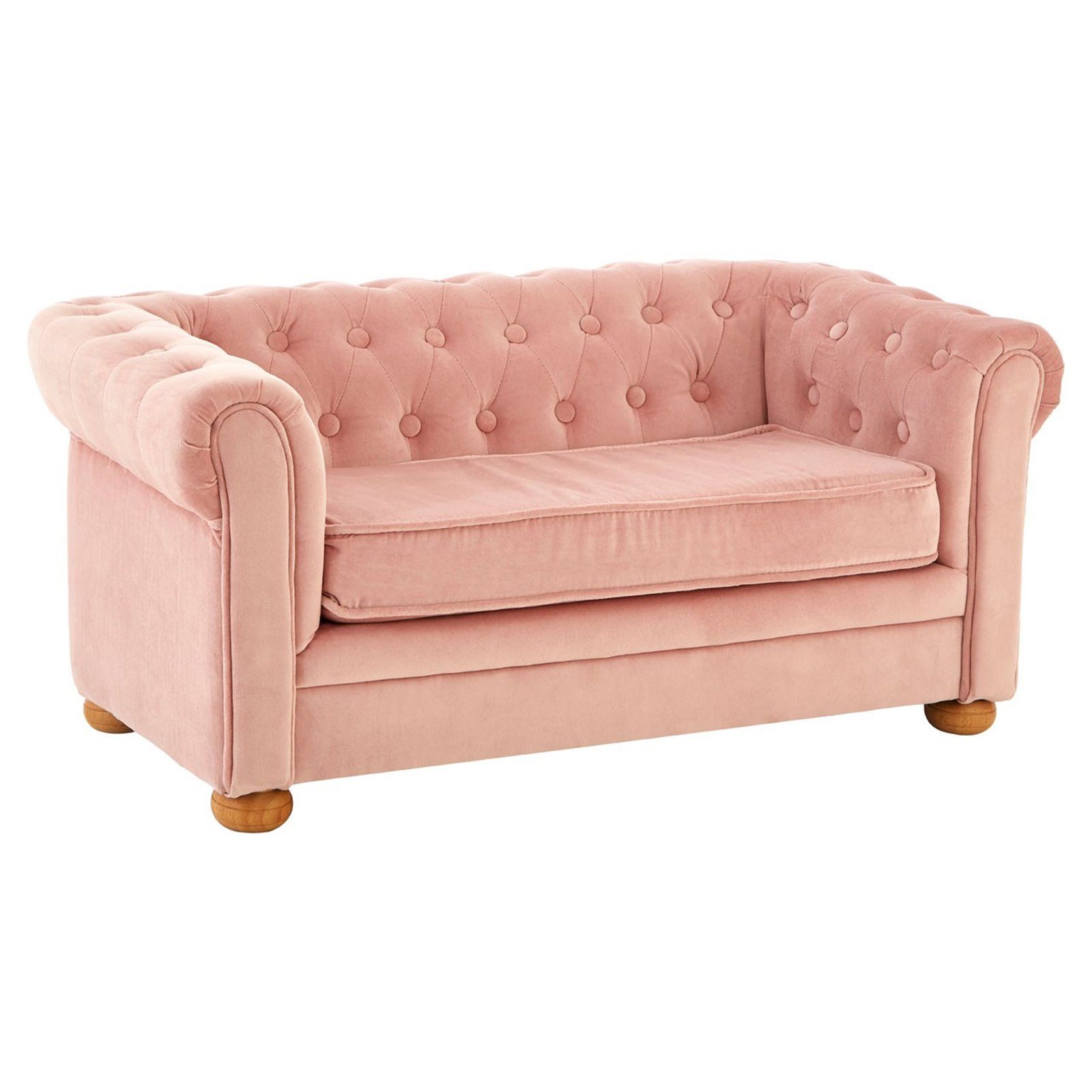 Pink Child's Chesterfield Sofa With Children's Sofa Beds (View 17 of 20)