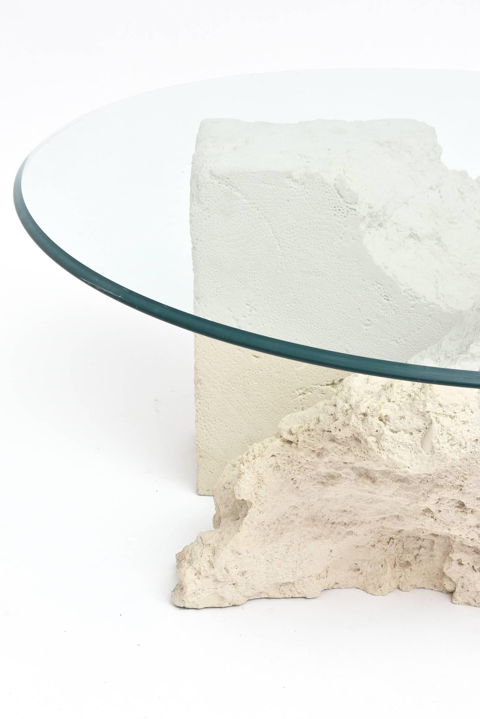 Plaster Coffee Table At 1stdibs For Liam Round Plaster Coffee Tables (Gallery 18 of 20)