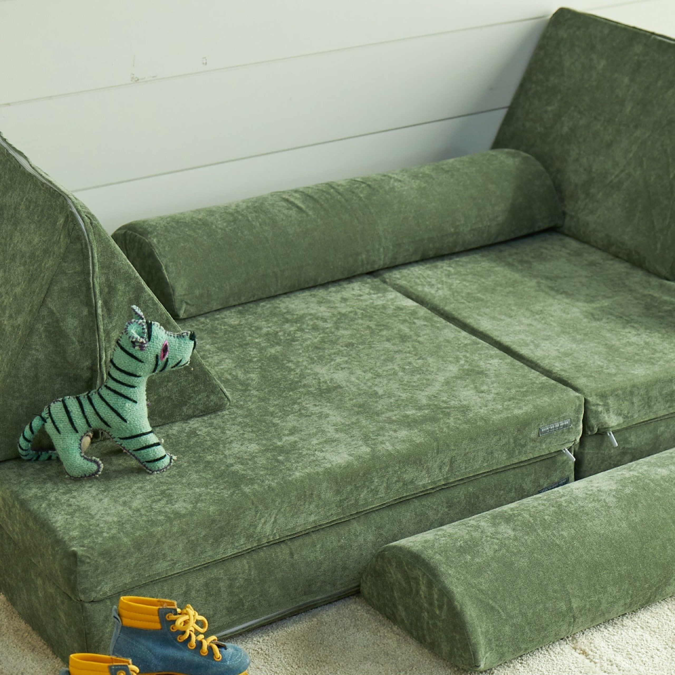 Play Couch | Kid's Sofa, Couch For Toddlers & Children | Brentwood Home® Intended For Children's Sofa Beds (Gallery 6 of 20)