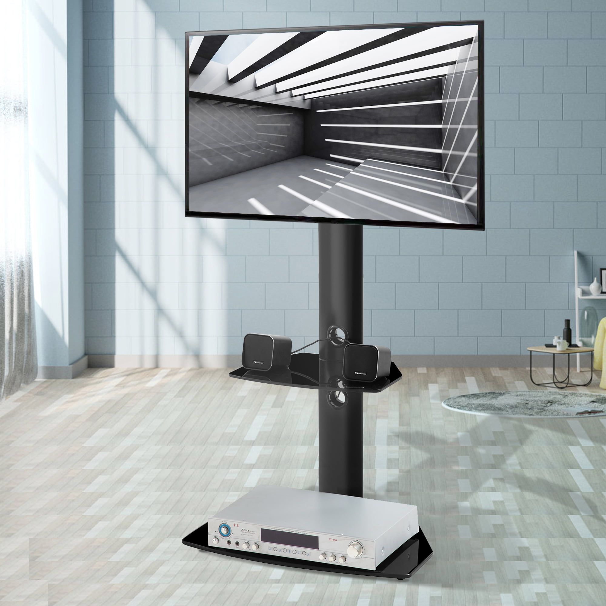 Featured Photo of 20 Ideas of Foldable Portable Adjustable Tv Stands