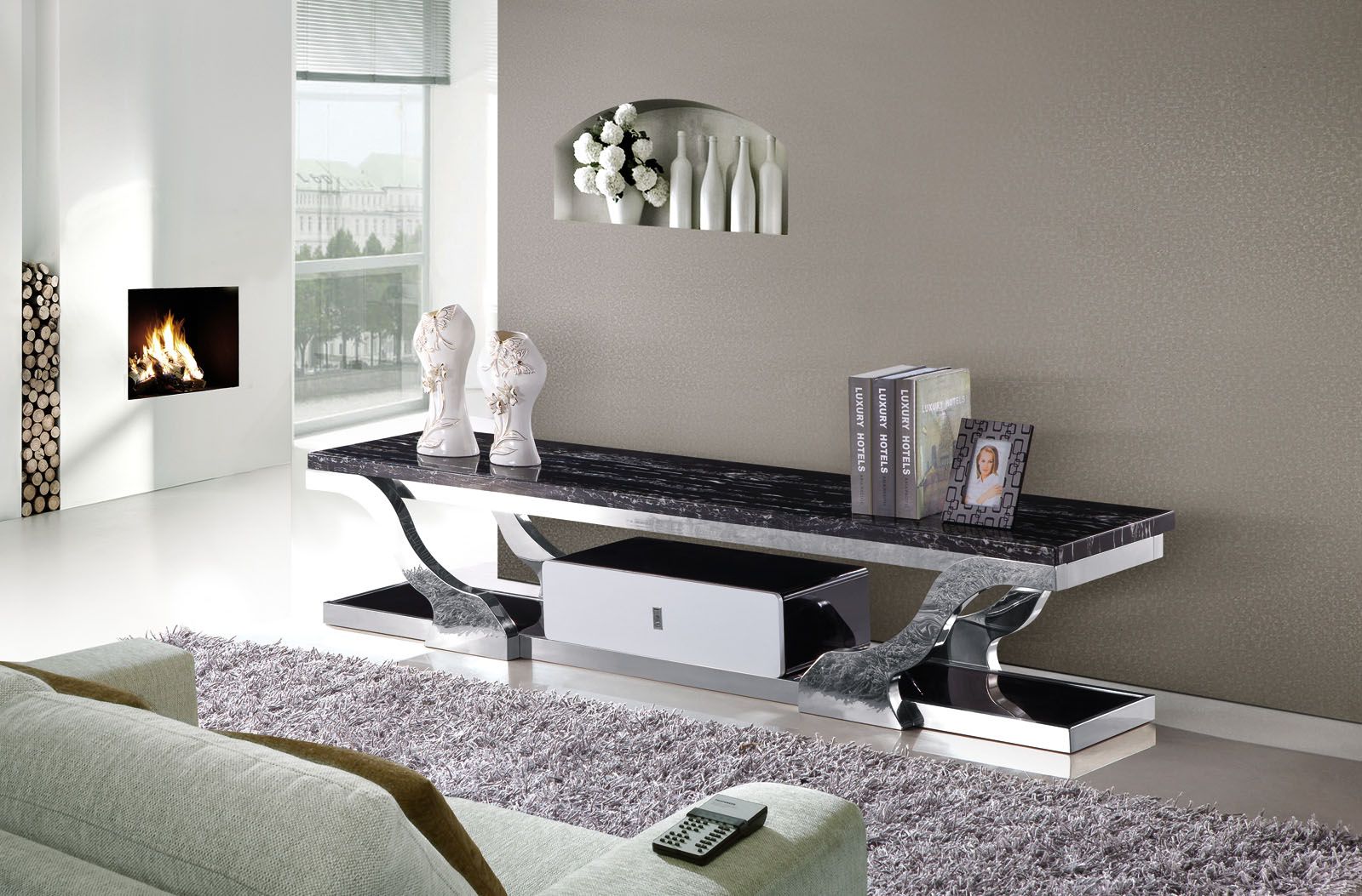 Prato Marble Tv Table – Marble King In Black Marble Tv Stands (Gallery 4 of 20)