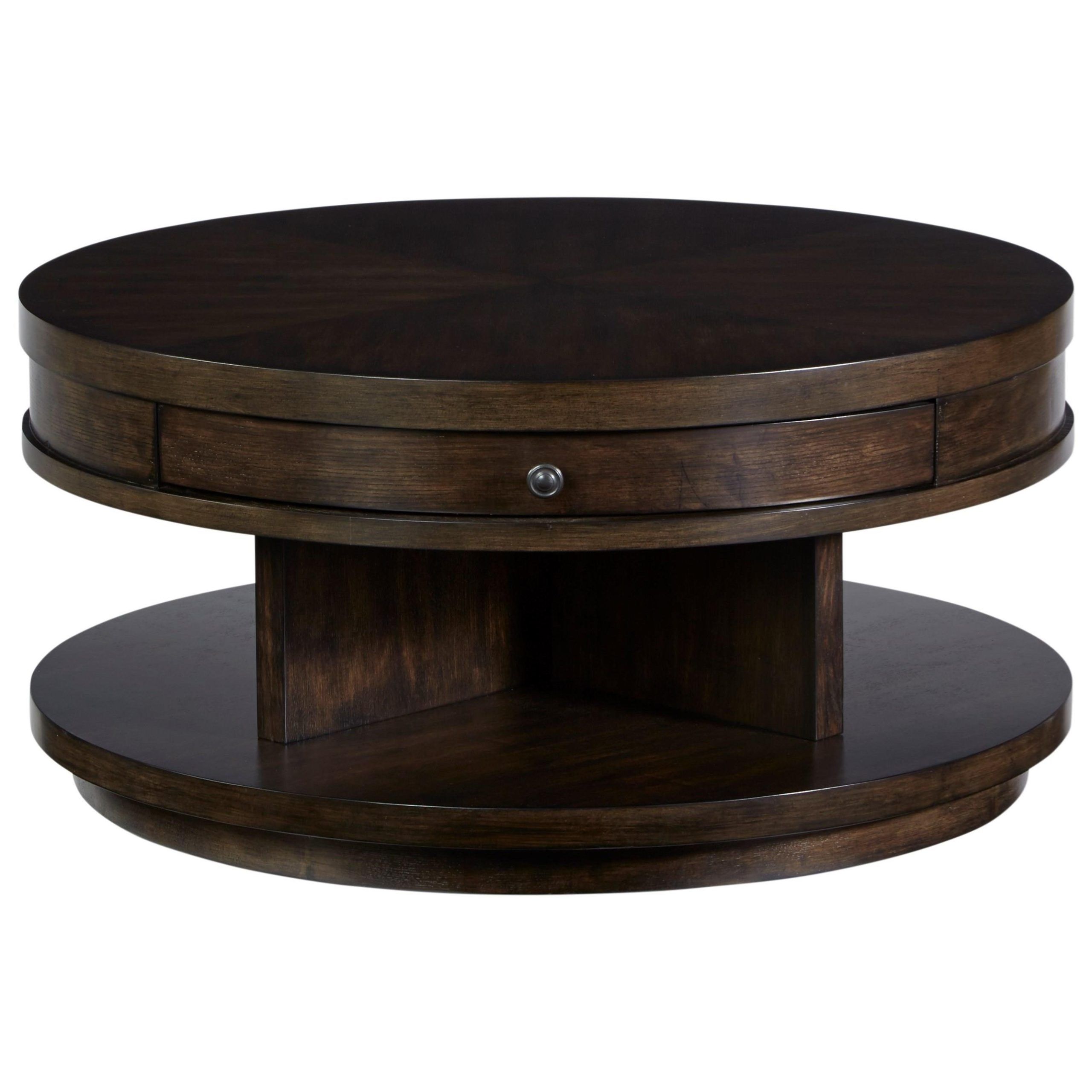 Progressive Furniture Augustine Casual Round Cocktail Table With 1 Intended For Progressive Furniture Cocktail Tables (View 10 of 20)