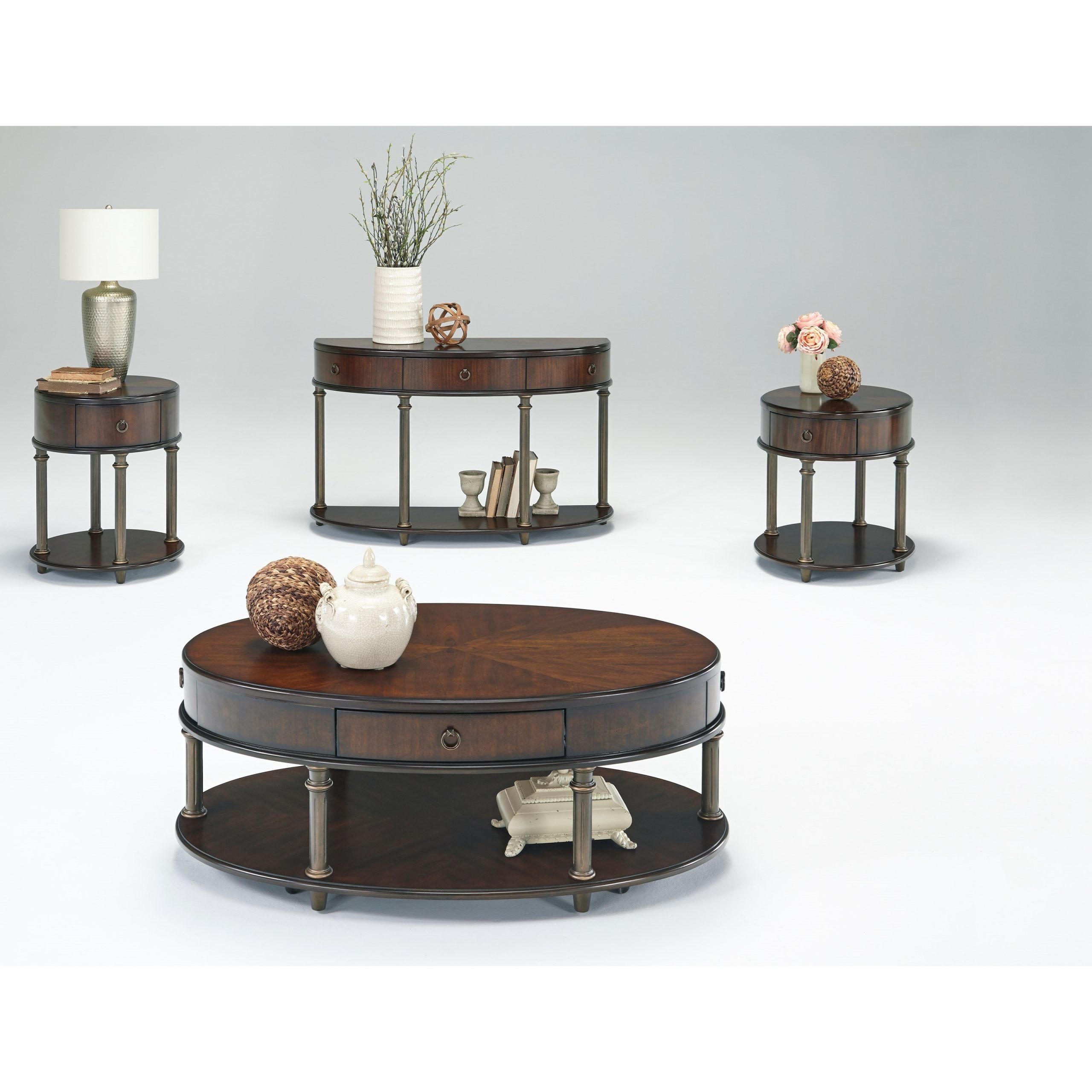 Progressive Furniture Regent Court Castered Oval Cocktail Table | Find With Progressive Furniture Cocktail Tables (Gallery 6 of 20)