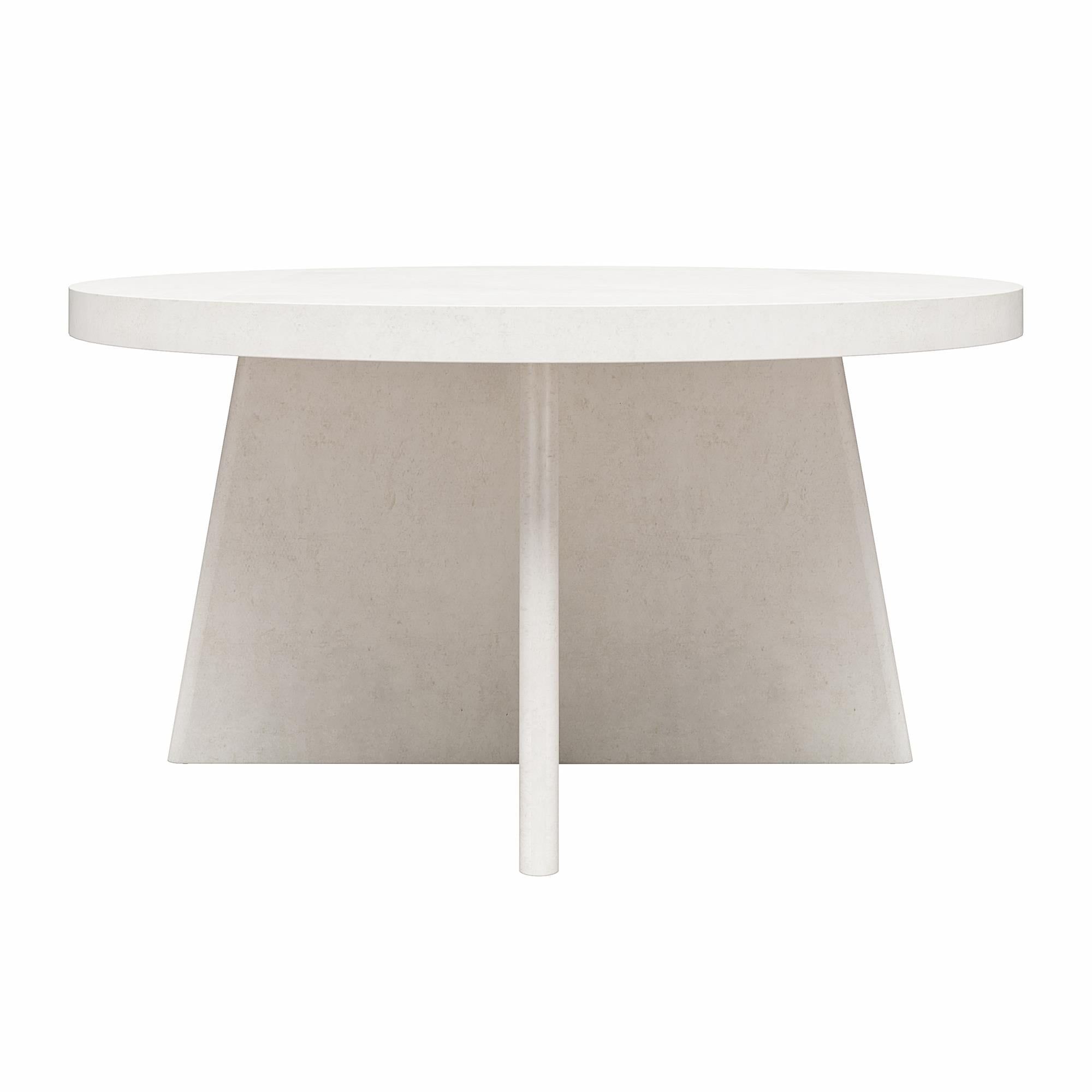Queer Eye Liam Round Coffee Table, Plaster – Walmart Intended For Liam Round Plaster Coffee Tables (View 7 of 20)