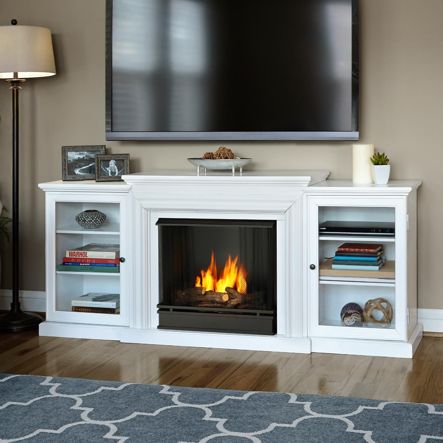 Real Flame 7740e W Frederick 72 Inch Electric Fireplace Entertainment Within Modern Fireplace Tv Stands (View 20 of 20)