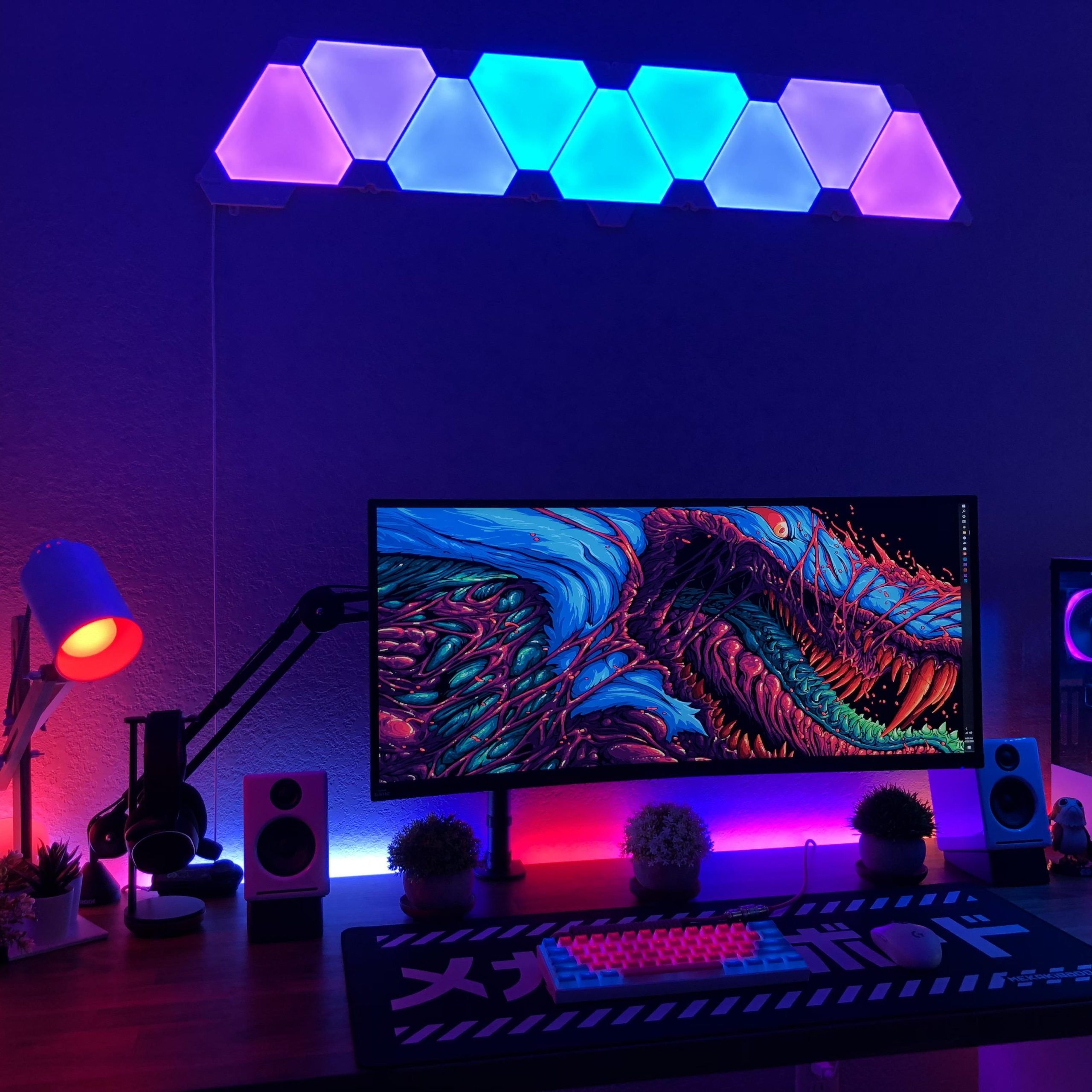 Rgb Increases Your Fps Right? | Game Room Design, Gamer Room Decor, Pc Inside Black Rgb Entertainment Centers (View 16 of 20)