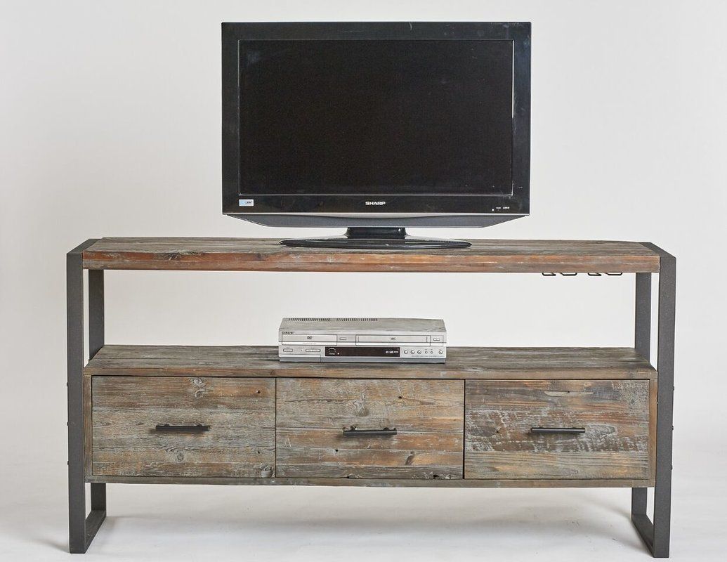 Romaine 60" Tv Stand | Wood Entertainment Unit, Solid Wood Tv Stand, Tv For Romain Stands For Tvs (View 3 of 20)