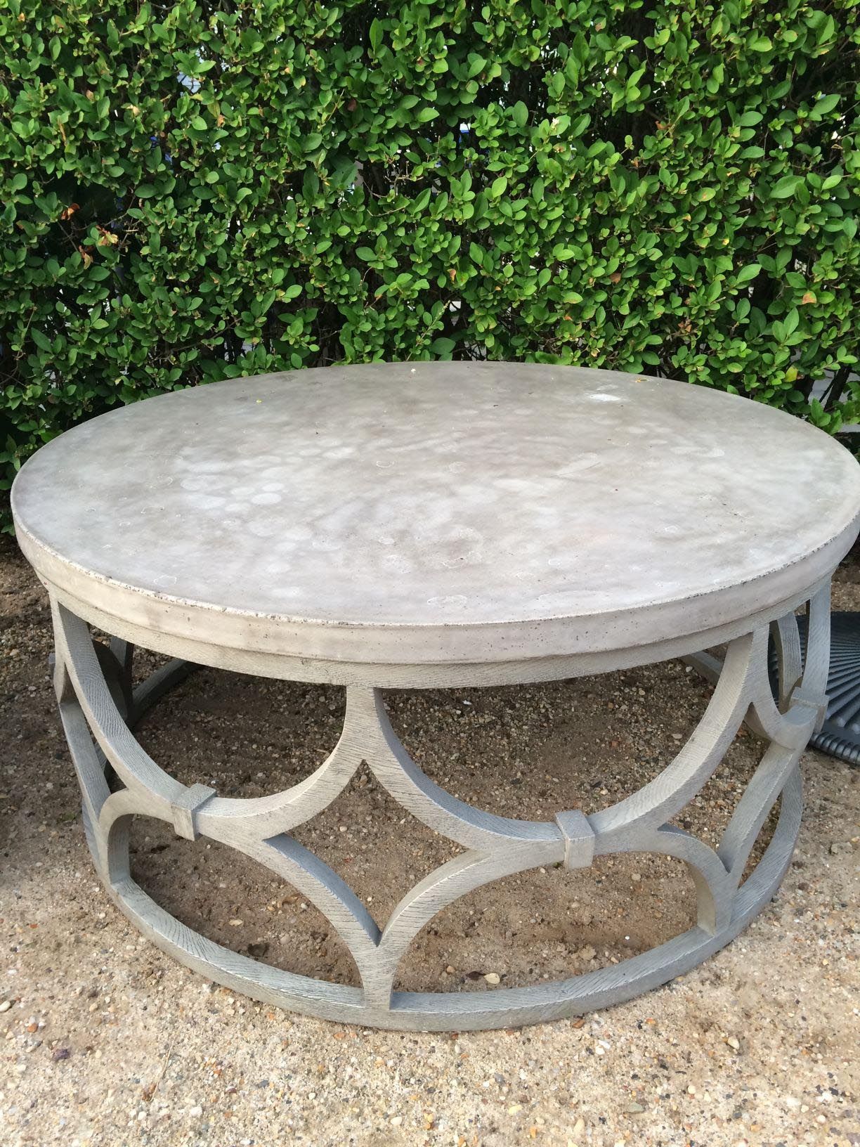 Round Outdoor Coffee Table In Round Steel Patio Coffee Tables (Gallery 5 of 20)