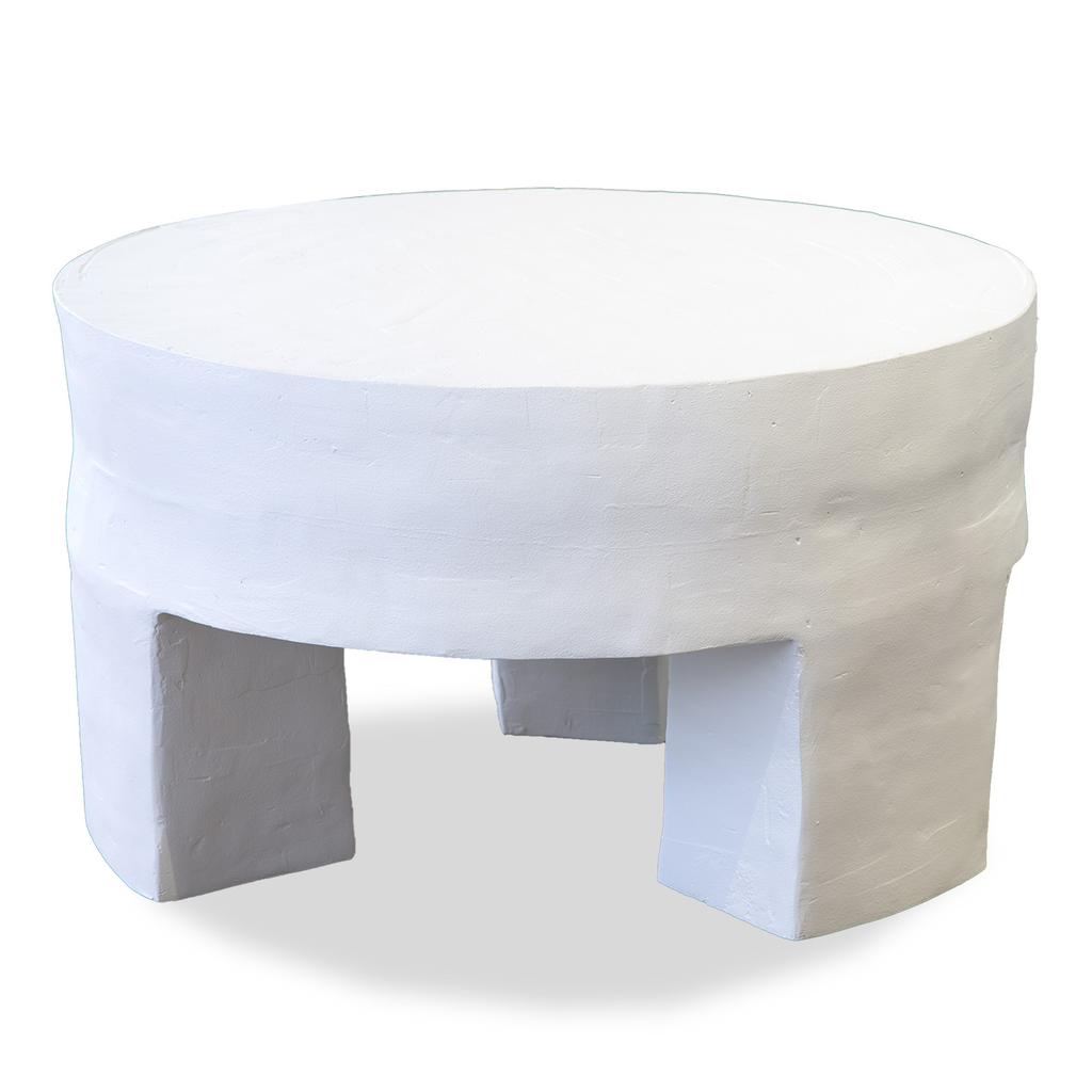 Round Plaster Coffee Table – Found In Liam Round Plaster Coffee Tables (Gallery 16 of 20)
