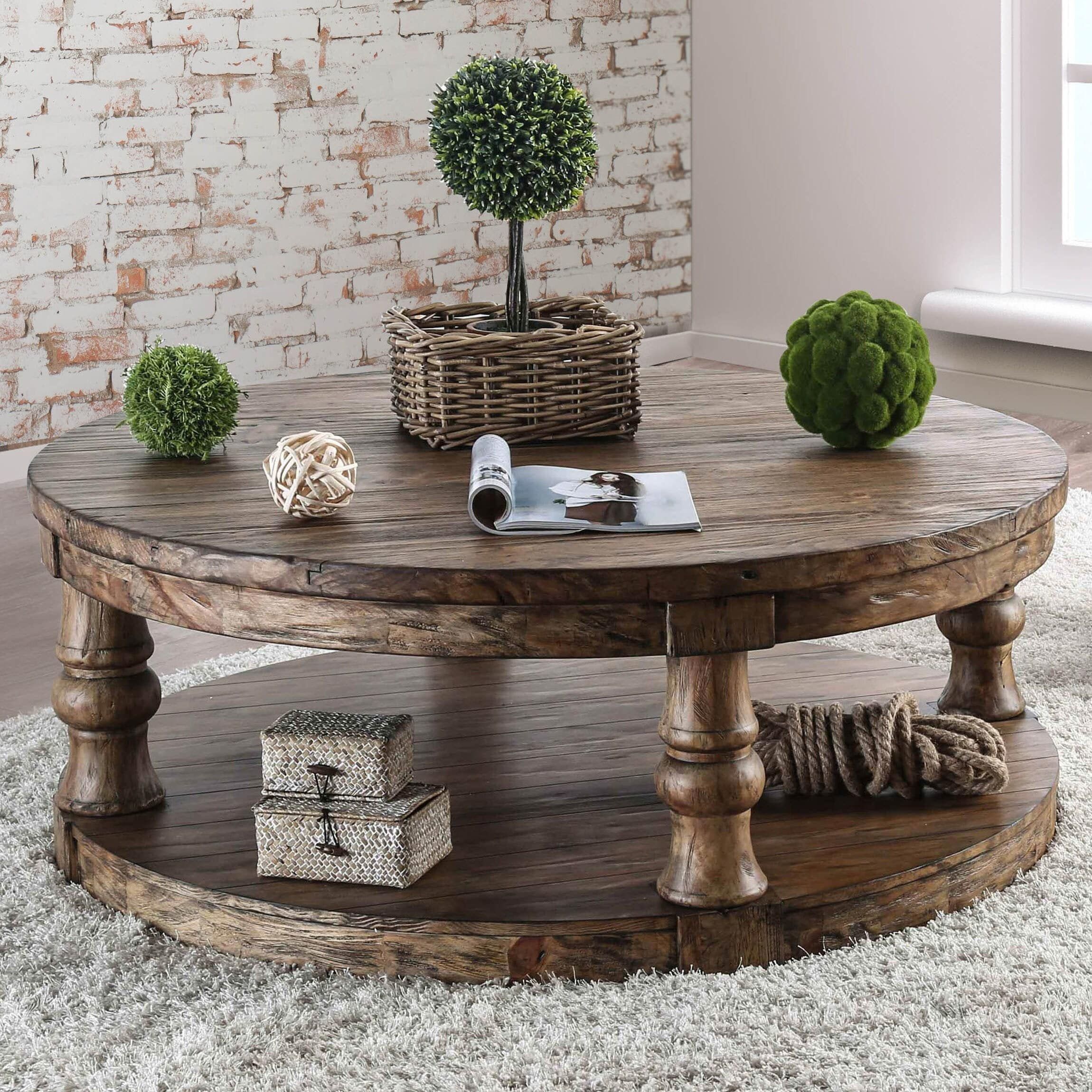Round Rustic Coffee Table Sets – Rustic Coffee Tables That You Need To Intended For Rustic Coffee Tables (Gallery 14 of 20)