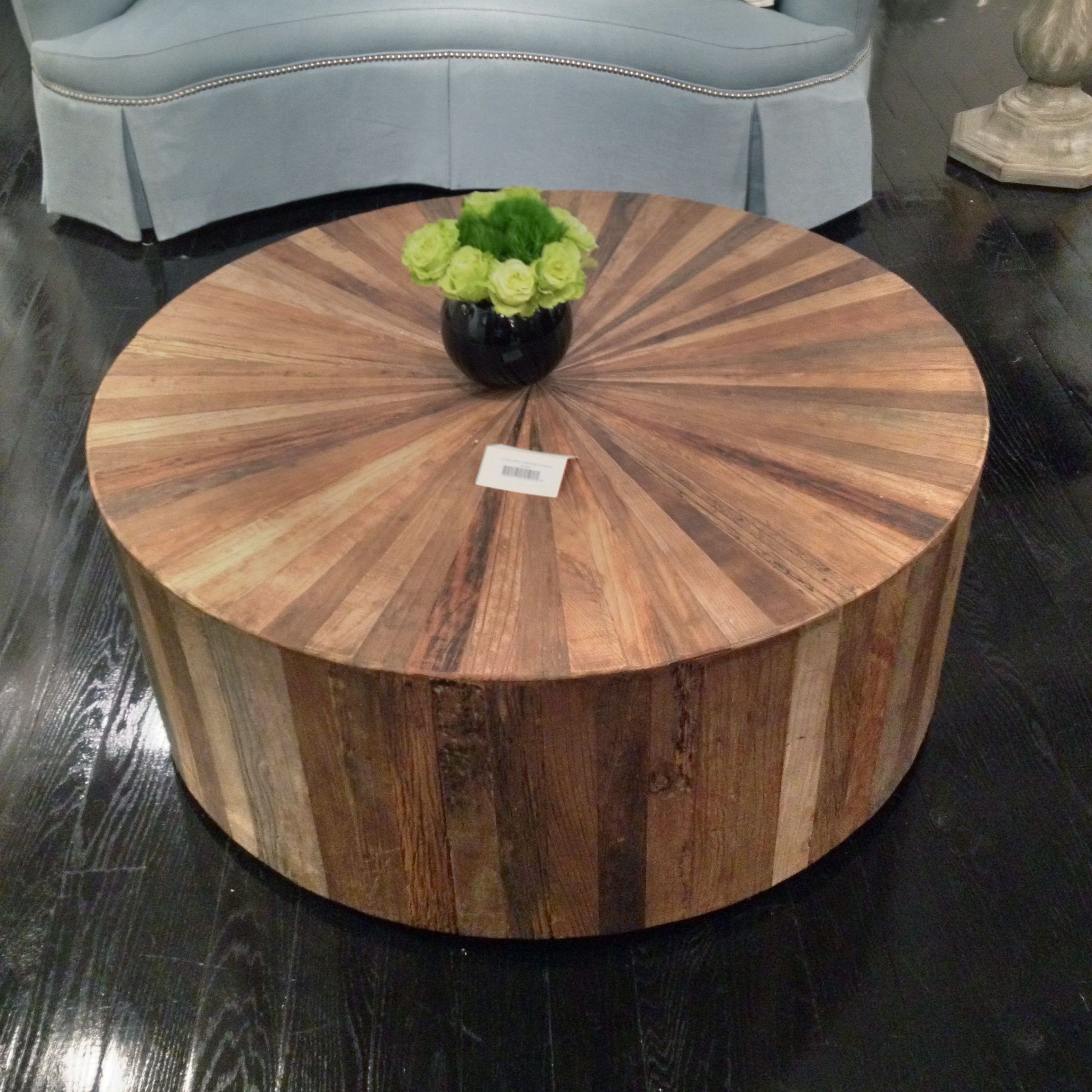 Round Wood Coffee Table – Can You Make It Into A Storage Piece In American Heritage Round Coffee Tables (Gallery 15 of 20)