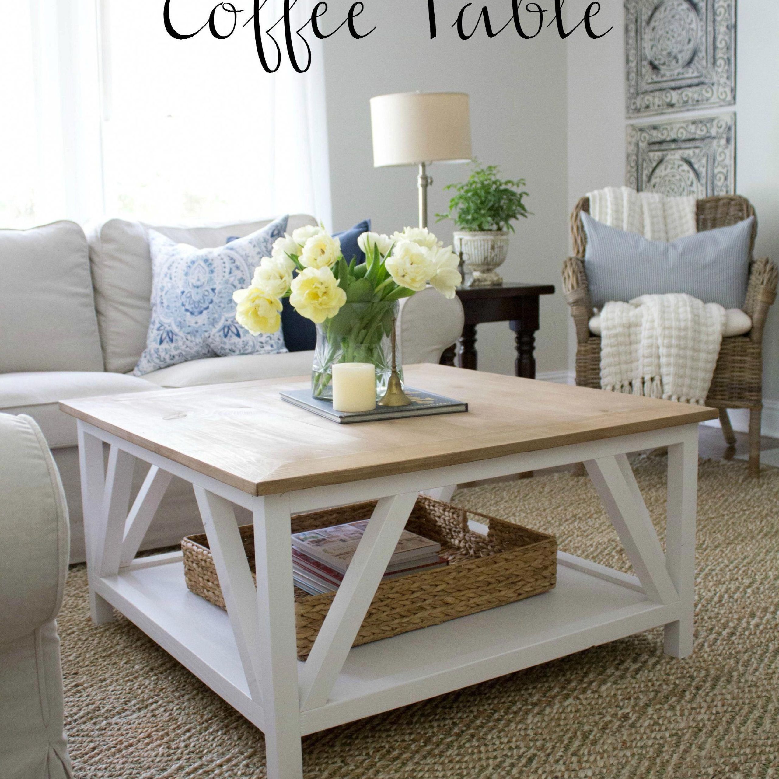 Rustic Farmhouse Coffee Table With Storage / Amazon Com Rustic In Living Room Farmhouse Coffee Tables (View 9 of 20)