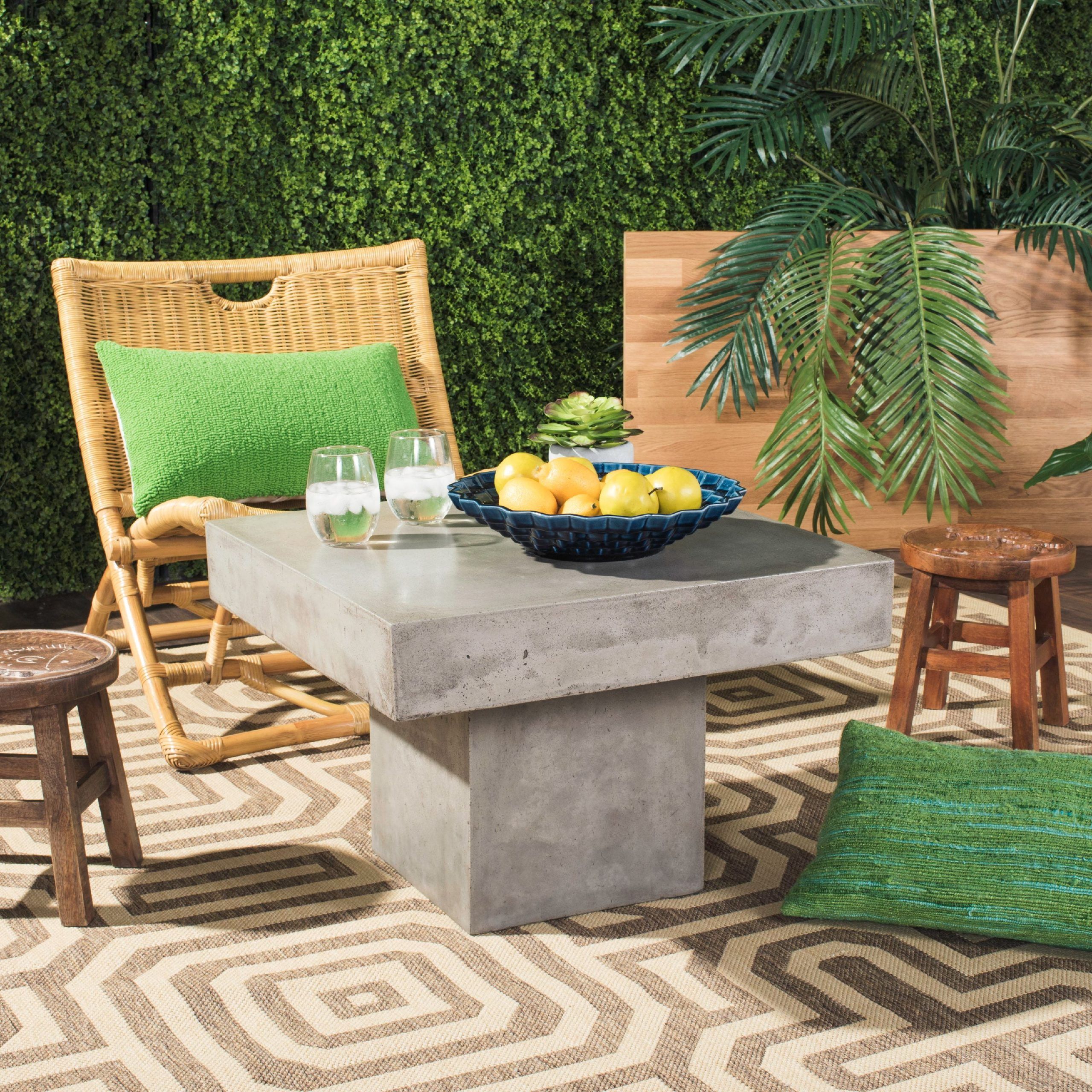 Featured Photo of 20 Collection of Modern Outdoor Patio Coffee Tables