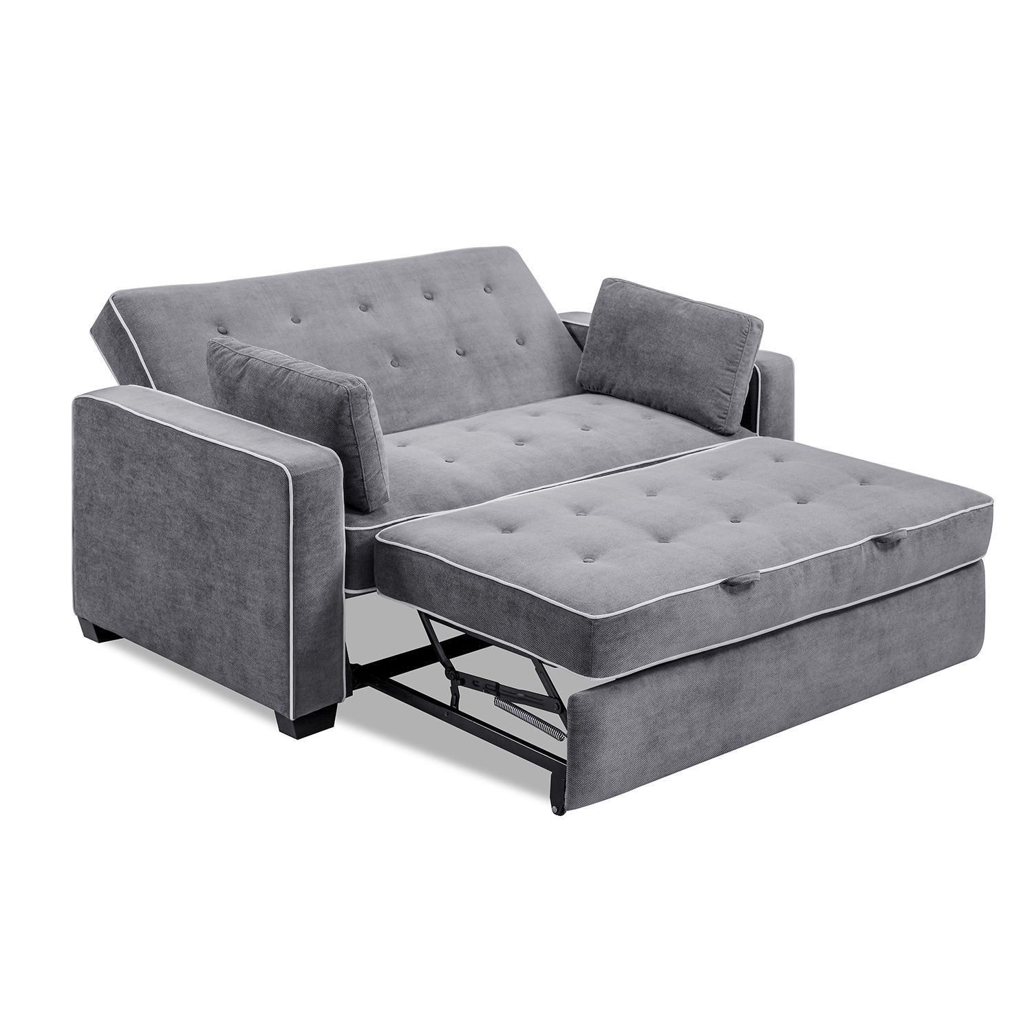 Serta Augustus Convertible Queen Sofa Bed | Sofa Bed Queen, Sofa Bed Intended For 3 In 1 Gray Pull Out Sleeper Sofas (Gallery 13 of 20)