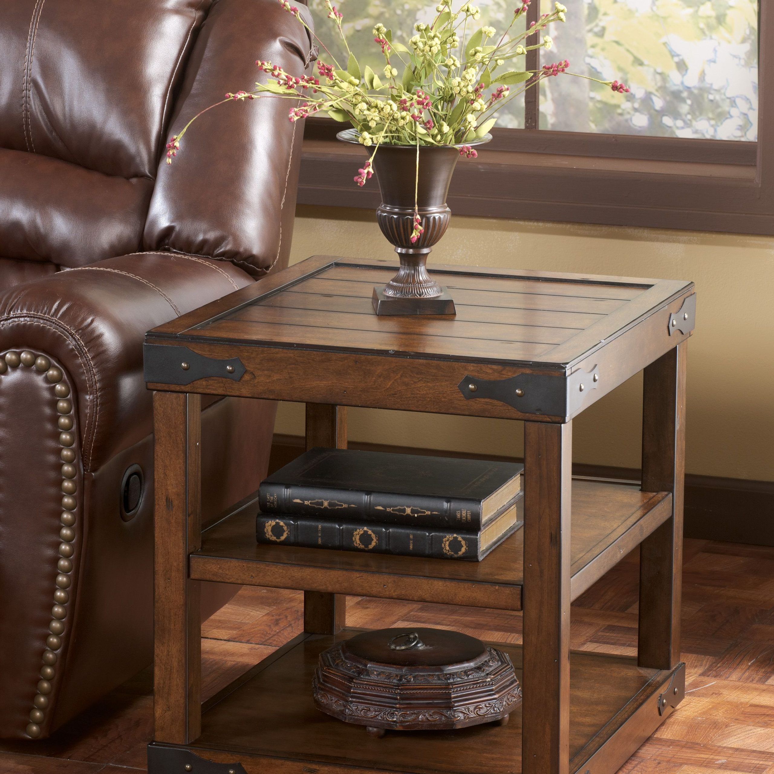 Shepherdsville Traditional Brown Wood Coffee Table Set | Rustic End Intended For Brown Rustic Coffee Tables (View 18 of 20)