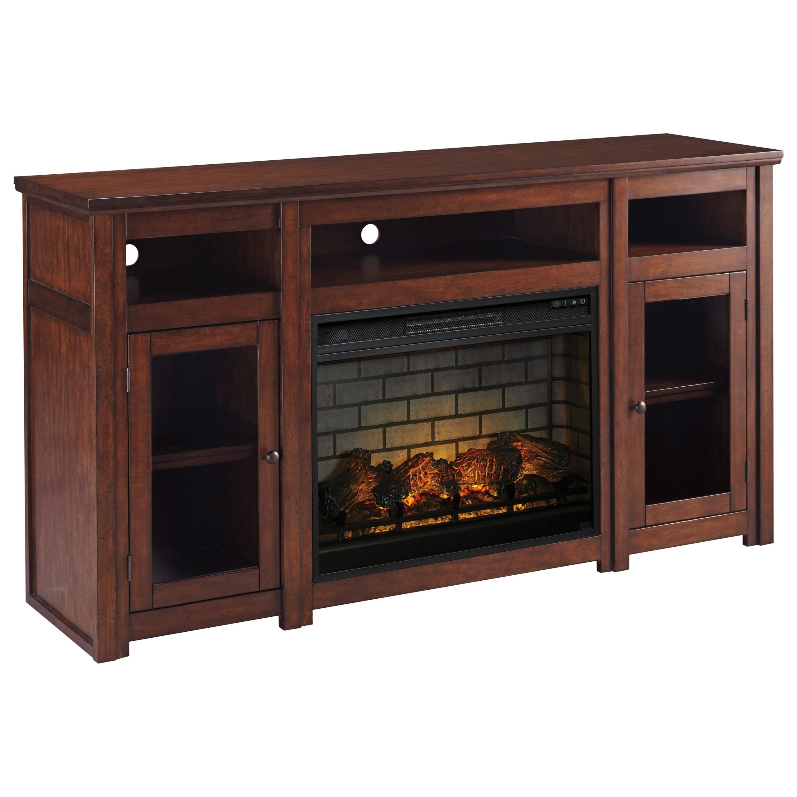 Signature Designashley Harpan Transitional Extra Large Tv Stand Pertaining To Modern Fireplace Tv Stands (Gallery 14 of 20)