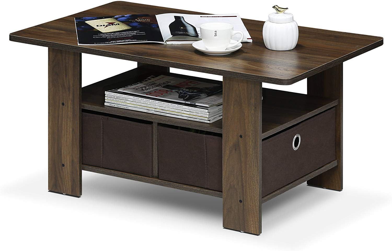 Simple Design Coffee Table With Storage, Black Coffee Table, Square Inside Simple Design Coffee Tables (Gallery 19 of 20)