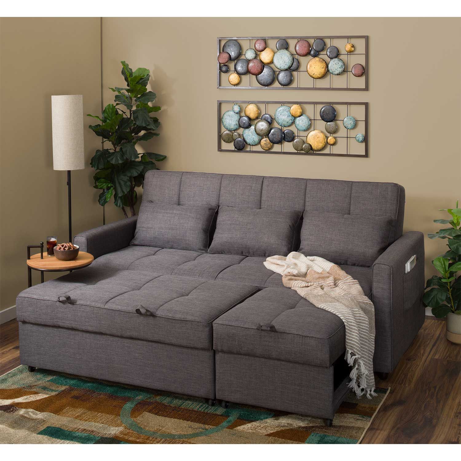 Skylar Pull Out Sleeper Sofa | 1a Skylar | Afw Within 3 In 1 Gray Pull Out Sleeper Sofas (View 16 of 20)