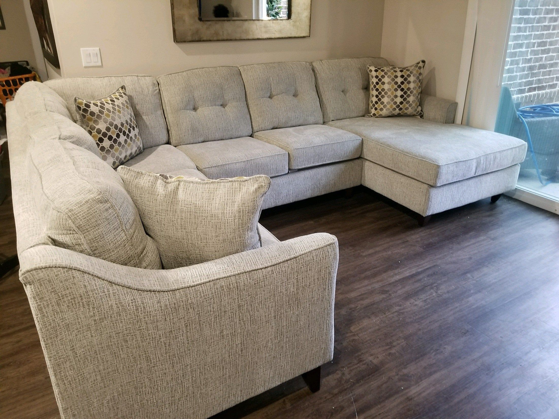 Sydney Cream Sectional Sofa Set – Afurniturecompany Within Sofas In Cream (Gallery 12 of 20)
