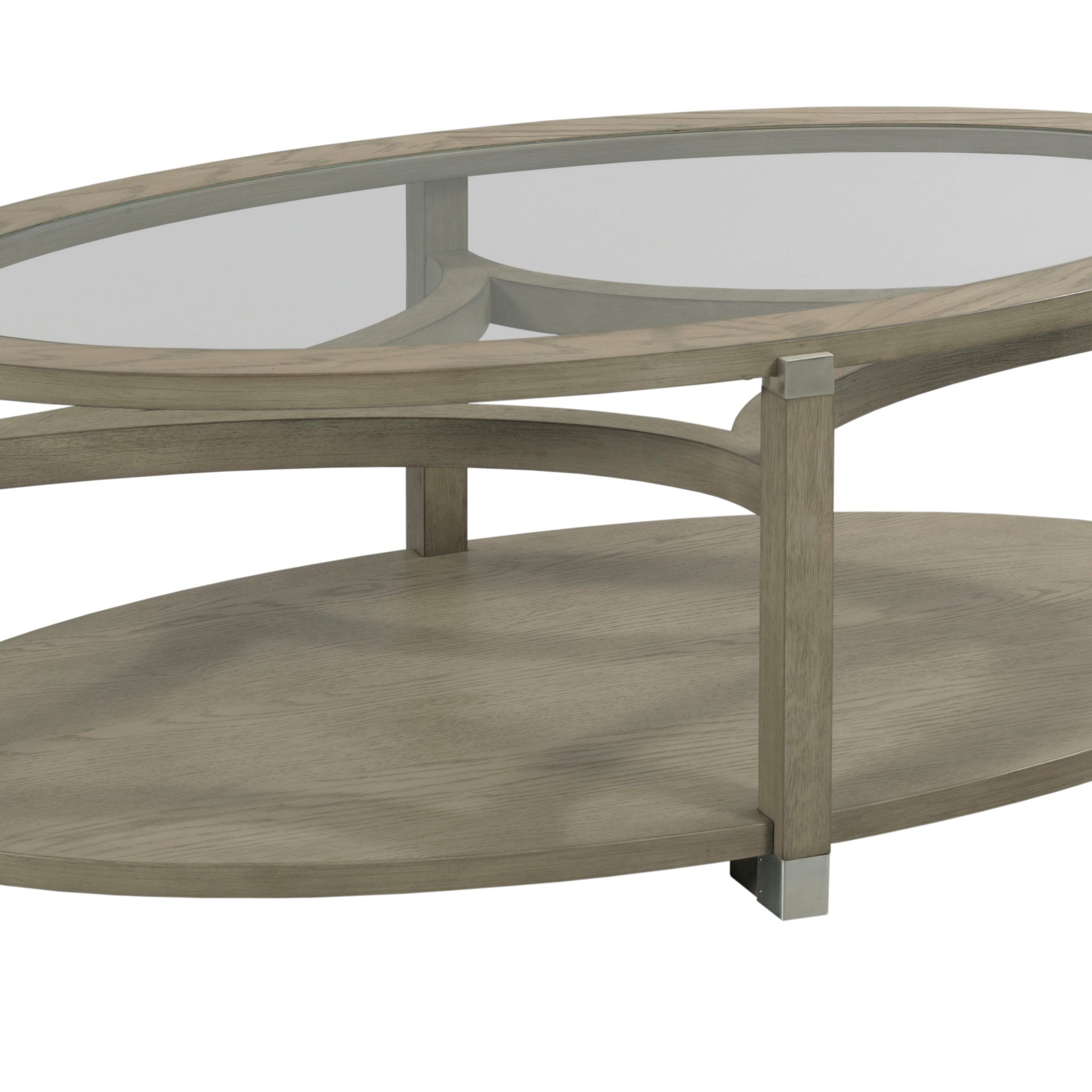 Table Trends Solstice Oval Coffee Table With Tempered Glass Top Inside Tempered Glass Oval Side Tables (View 14 of 20)