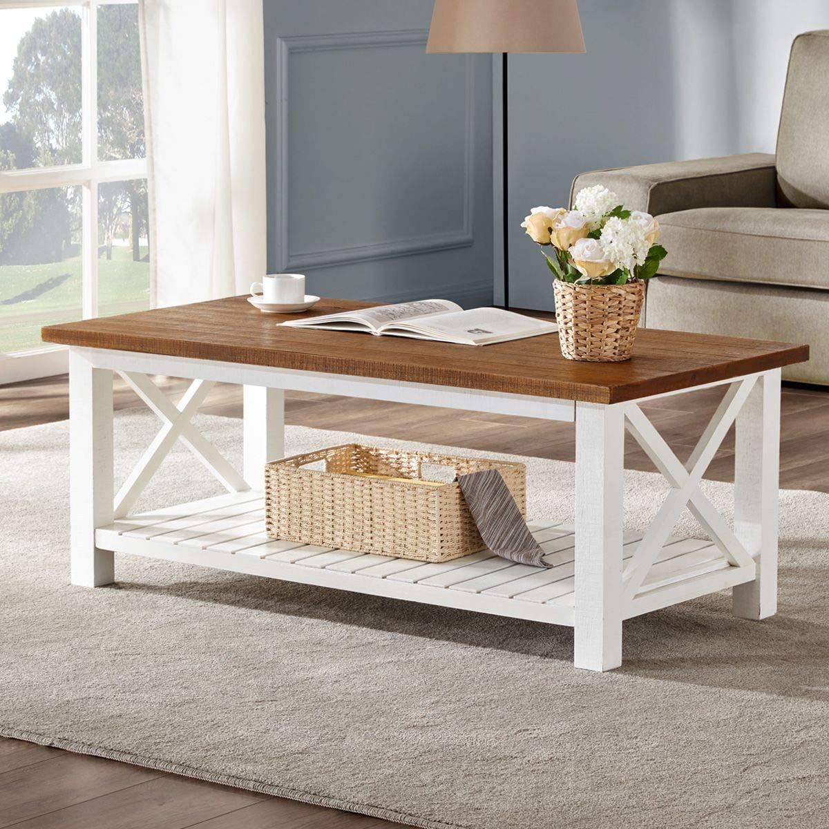 The 10 Best Farmhouse Coffee Tables (for Any Budget) Pertaining To Living Room Farmhouse Coffee Tables (Gallery 1 of 20)