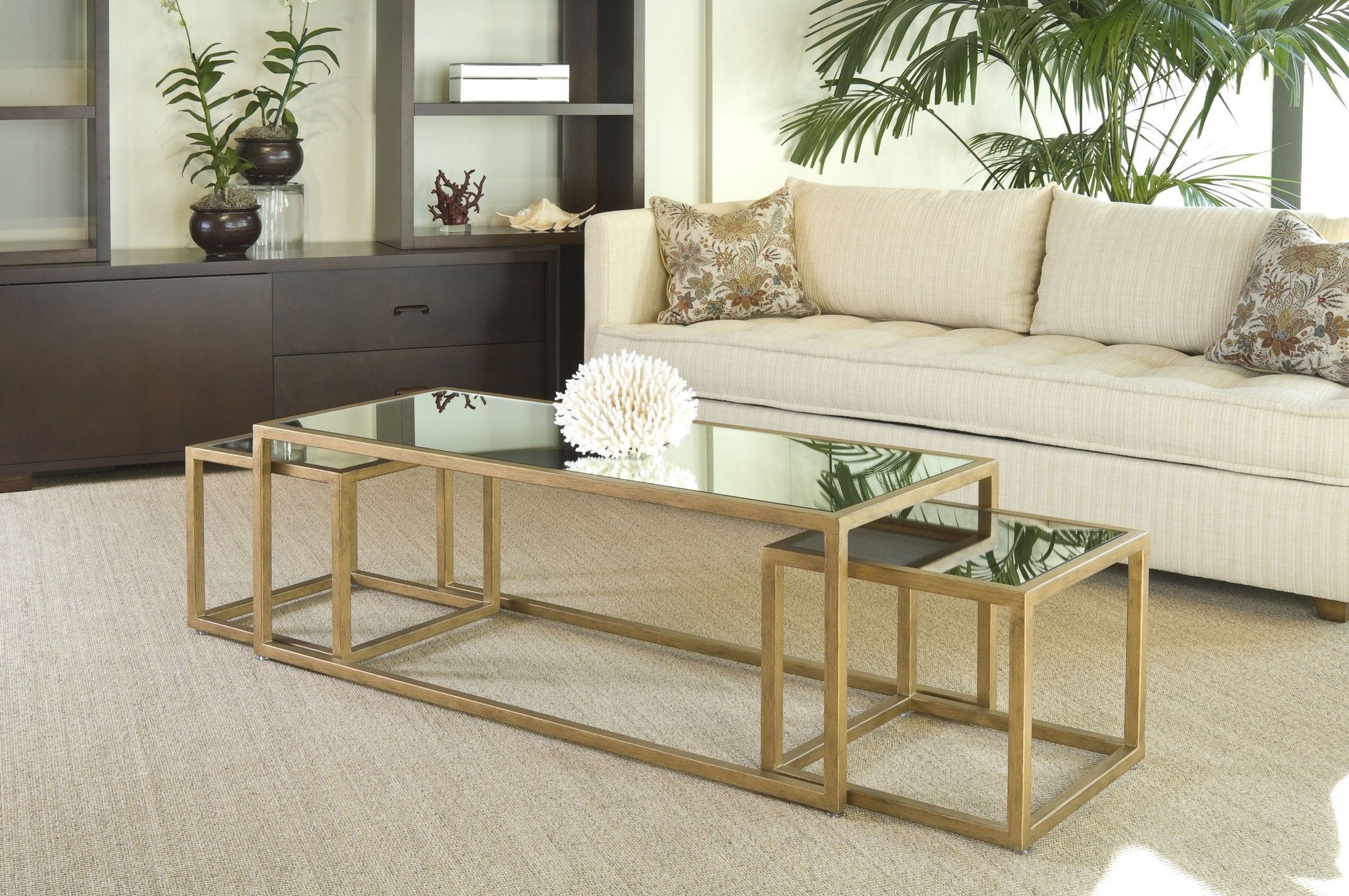 The Beauty And Versatility Of Glass Nesting Coffee Tables – Coffee Intended For Nesting Coffee Tables (View 11 of 20)