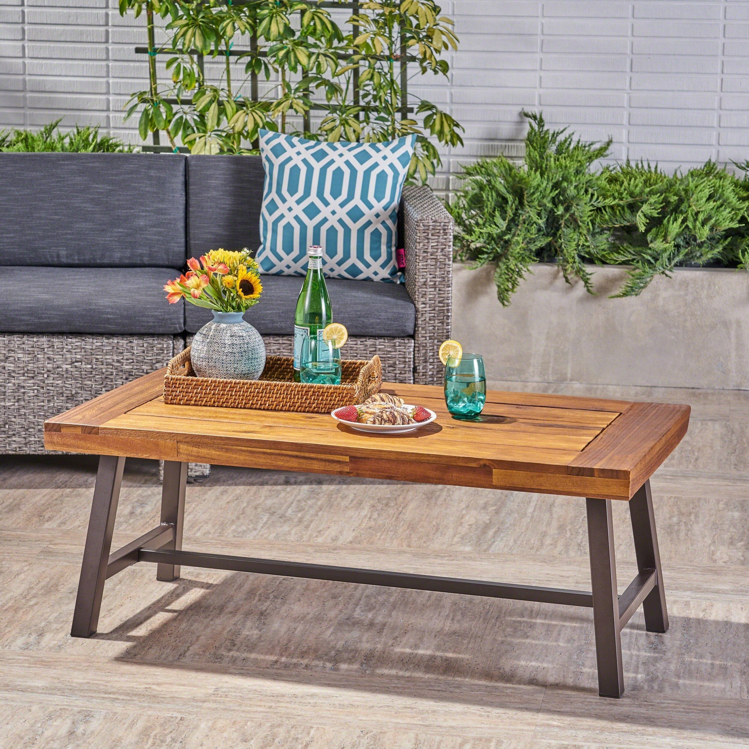 The Benefits Of A Small Outdoor Coffee Table – Coffee Table Decor For Outdoor Half Round Coffee Tables (View 16 of 20)