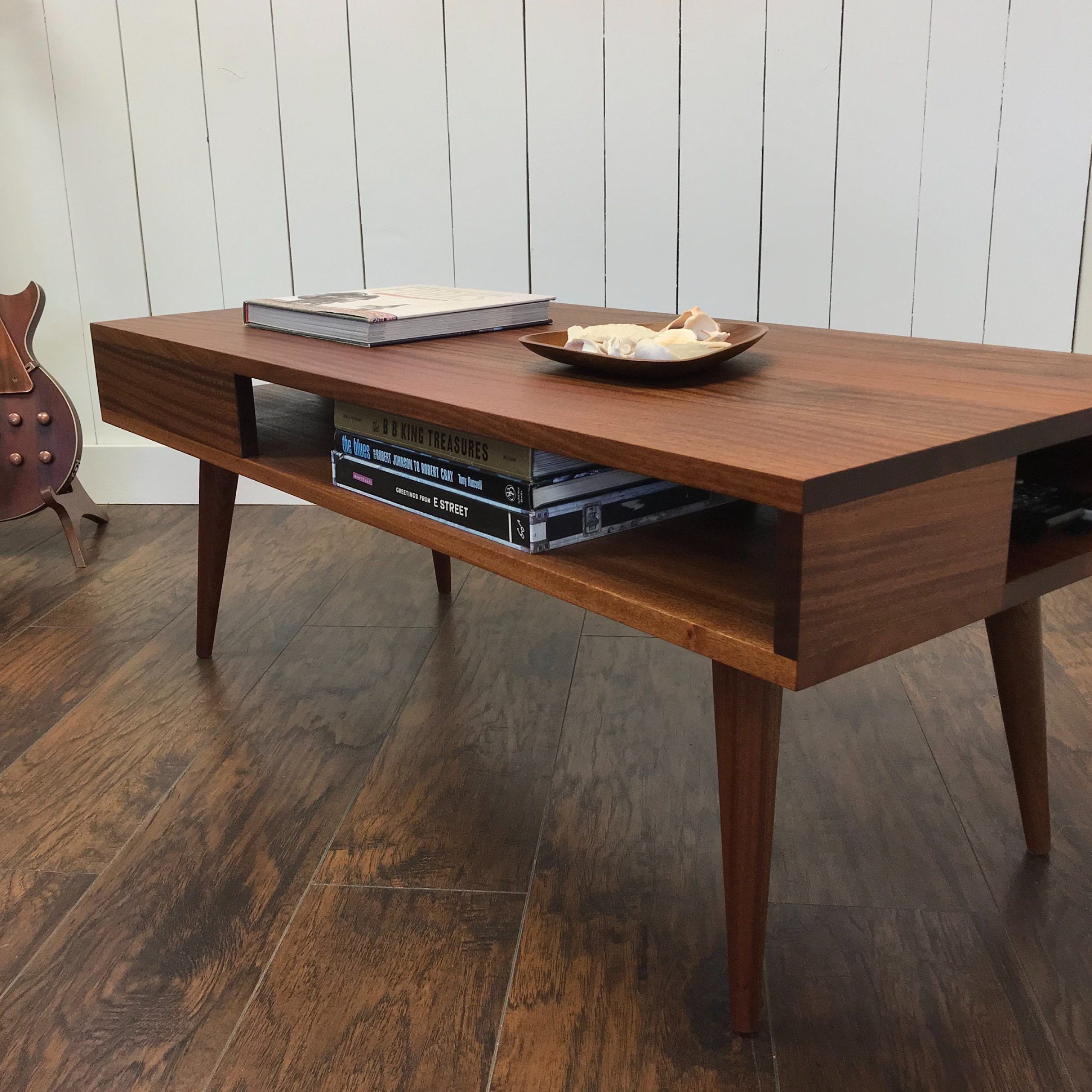 Thin Man Mid Century Modern Coffee Table With Storage In Mid Century Modern Coffee Tables (View 17 of 20)