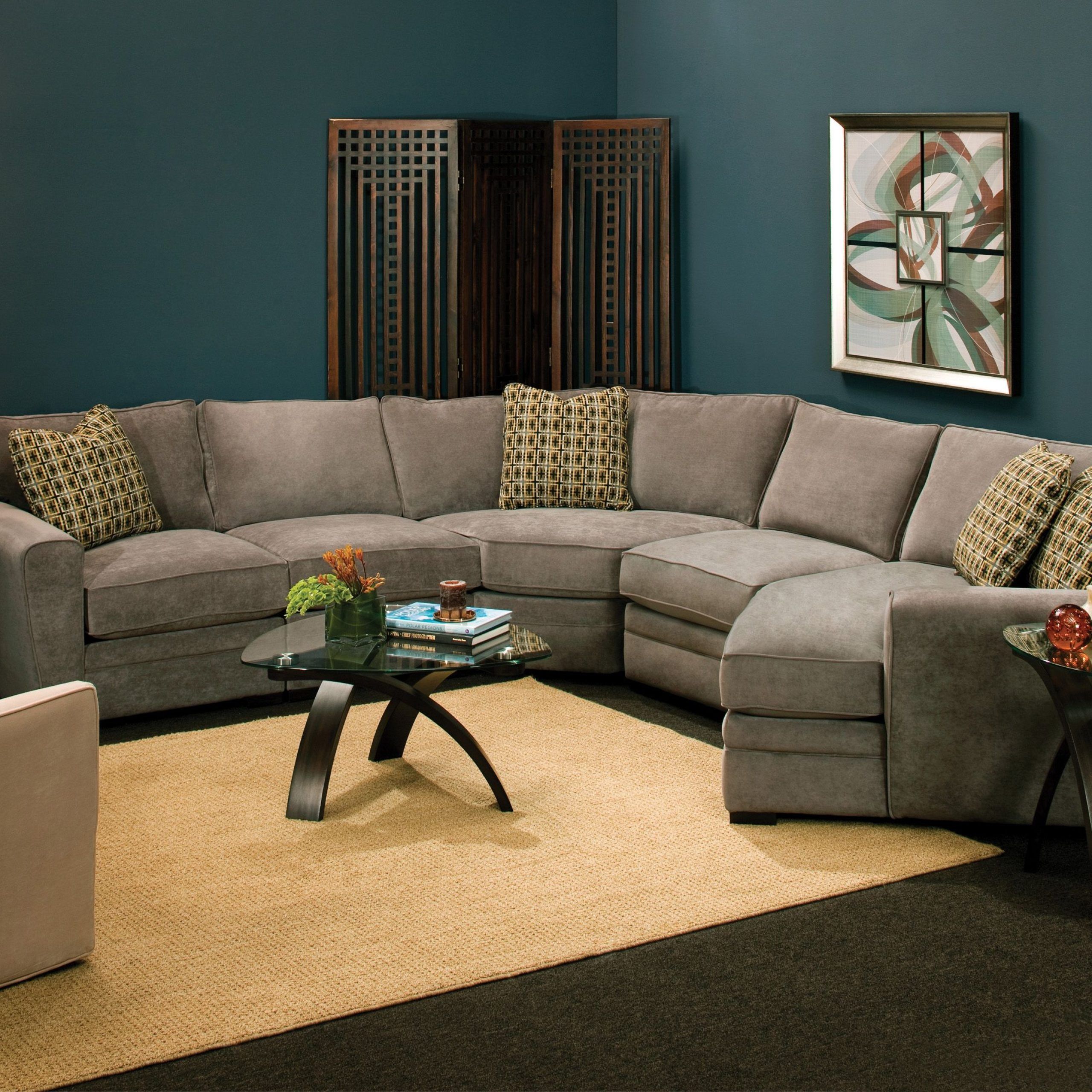 This Artemis Ii 4 Piece Microfiber Sectional Sofa Is So Easy To Inside Microfiber Sectional Corner Sofas (View 13 of 20)