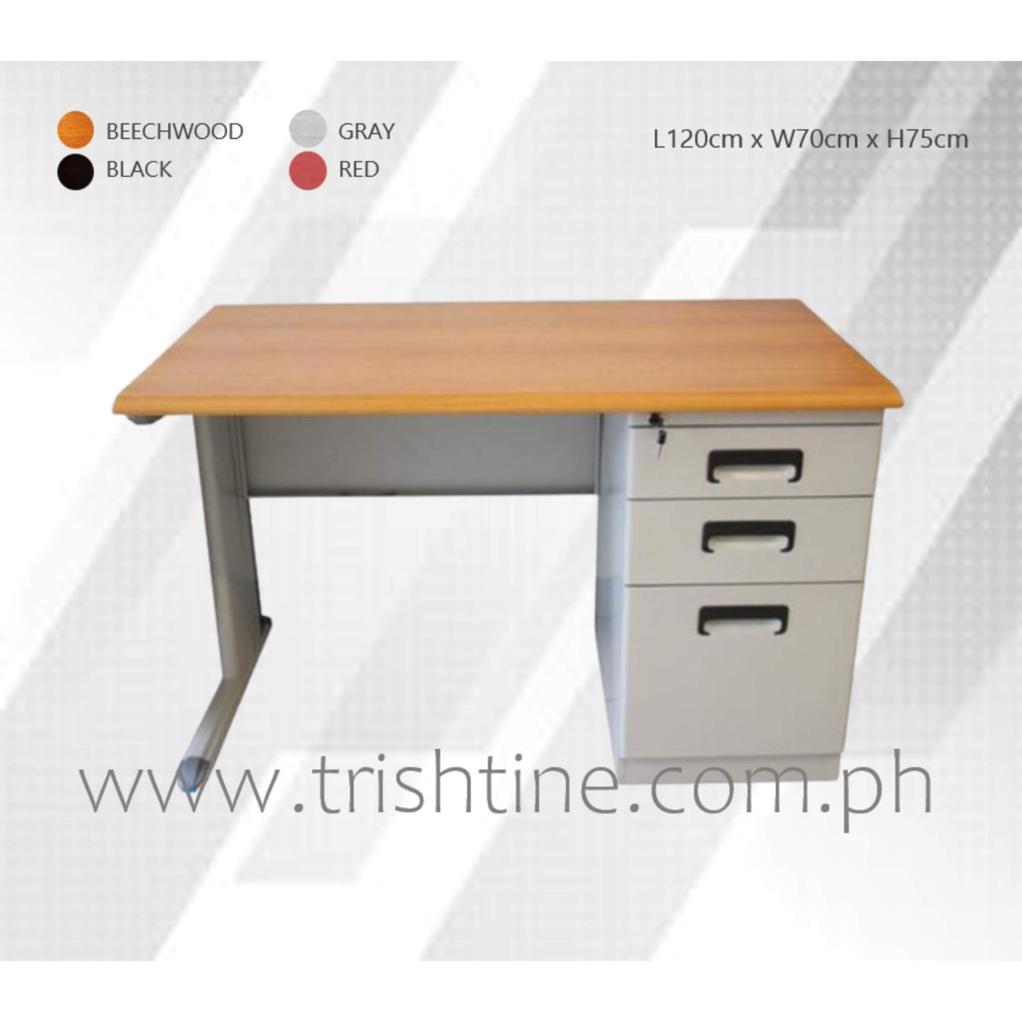 Toff 015 Freestanding Table With Drawers | Trishtine Intended For Freestanding Tables With Drawers (Gallery 2 of 20)