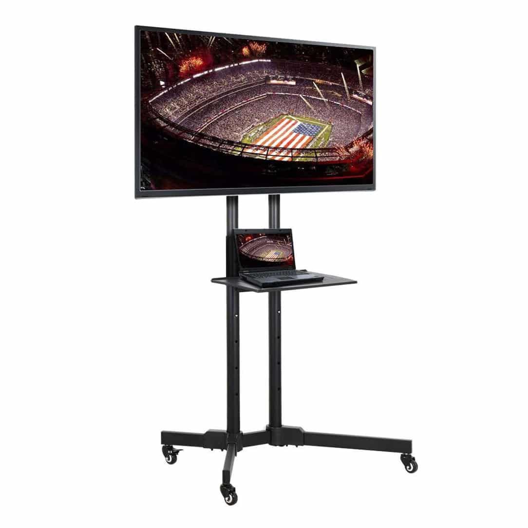 Top 10 Best Portable Tv Stands In 2023 – Portable Tv Stand On Wheels Within Foldable Portable Adjustable Tv Stands (View 11 of 20)
