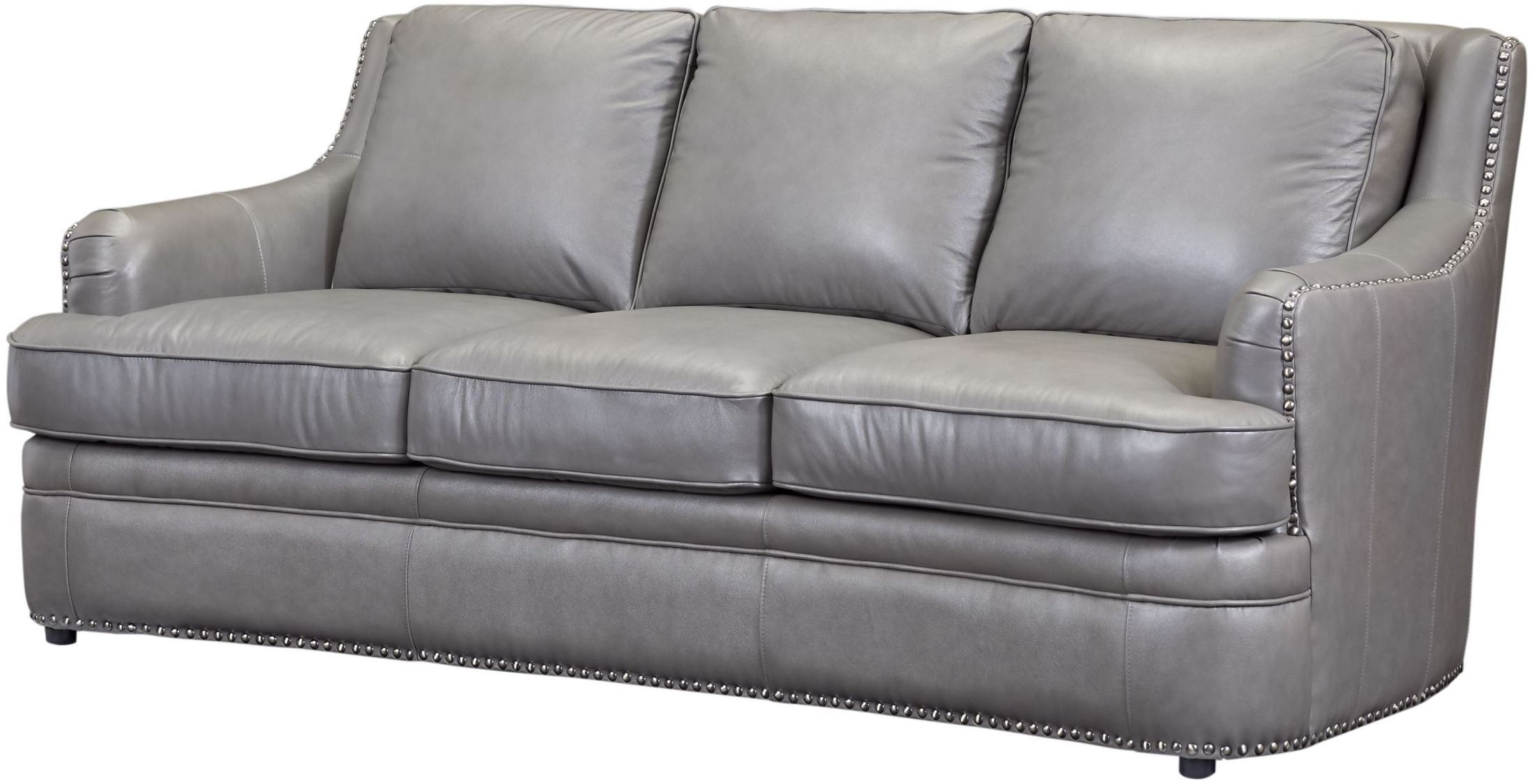 Tulsa Dark Gray Sofa From Leather Italia (1444 9013 031812) | Coleman Pertaining To Sofas In Dark Grey (View 5 of 20)