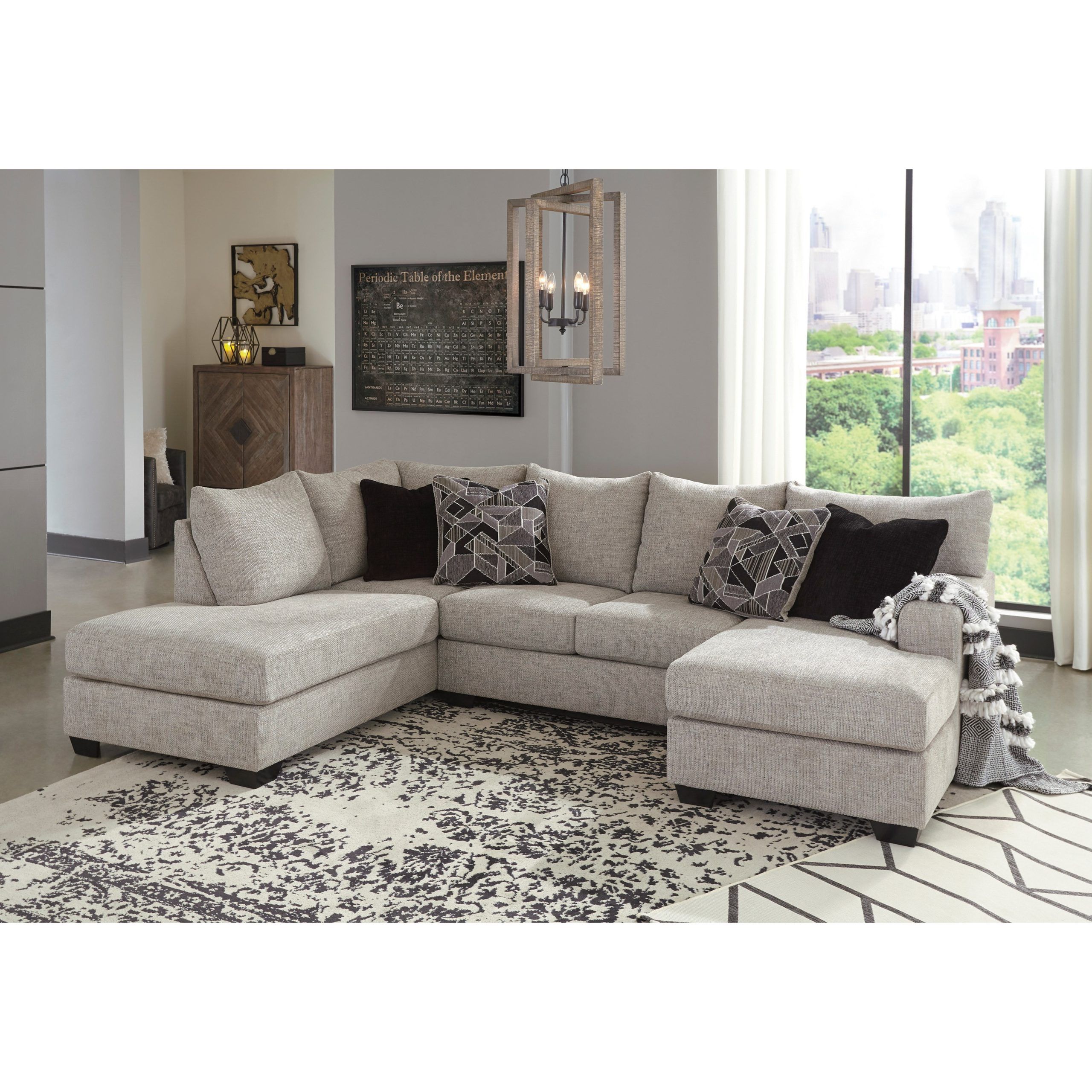U Shaped Sectional With Two Chaises | Sadler's Home Furnishings For Modern U Shaped Sectional Couch Sets (Gallery 15 of 20)