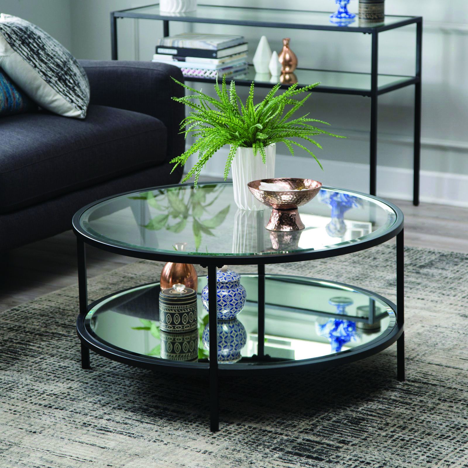 Unique Round Coffee Tables – Pastorsx Regarding Round Coffee Tables With Steel Frames (View 13 of 21)
