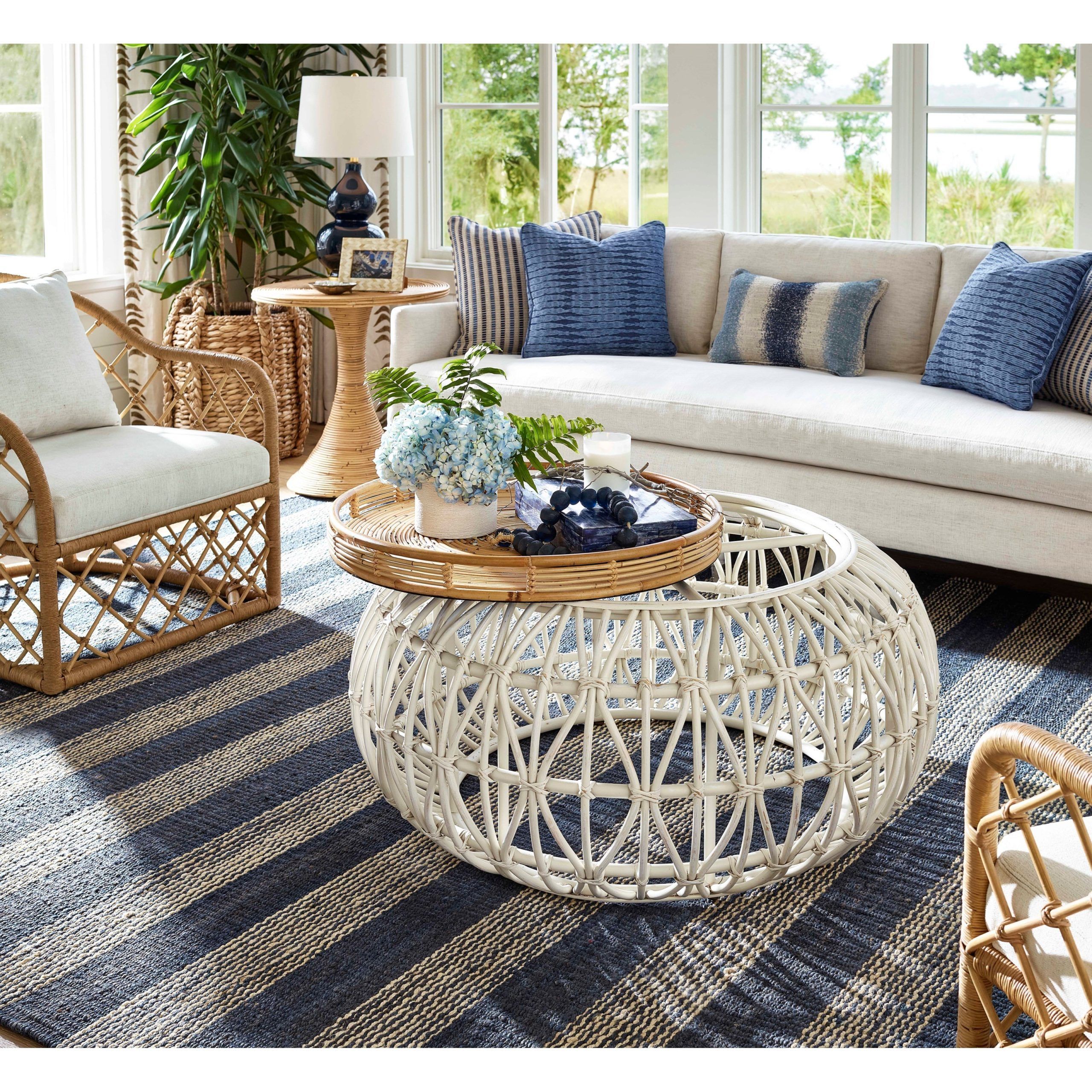 Universal Coastal Living Home – Getaway Tropical Cocktail Table With Intended For Gray Coastal Cocktail Tables (Gallery 3 of 22)