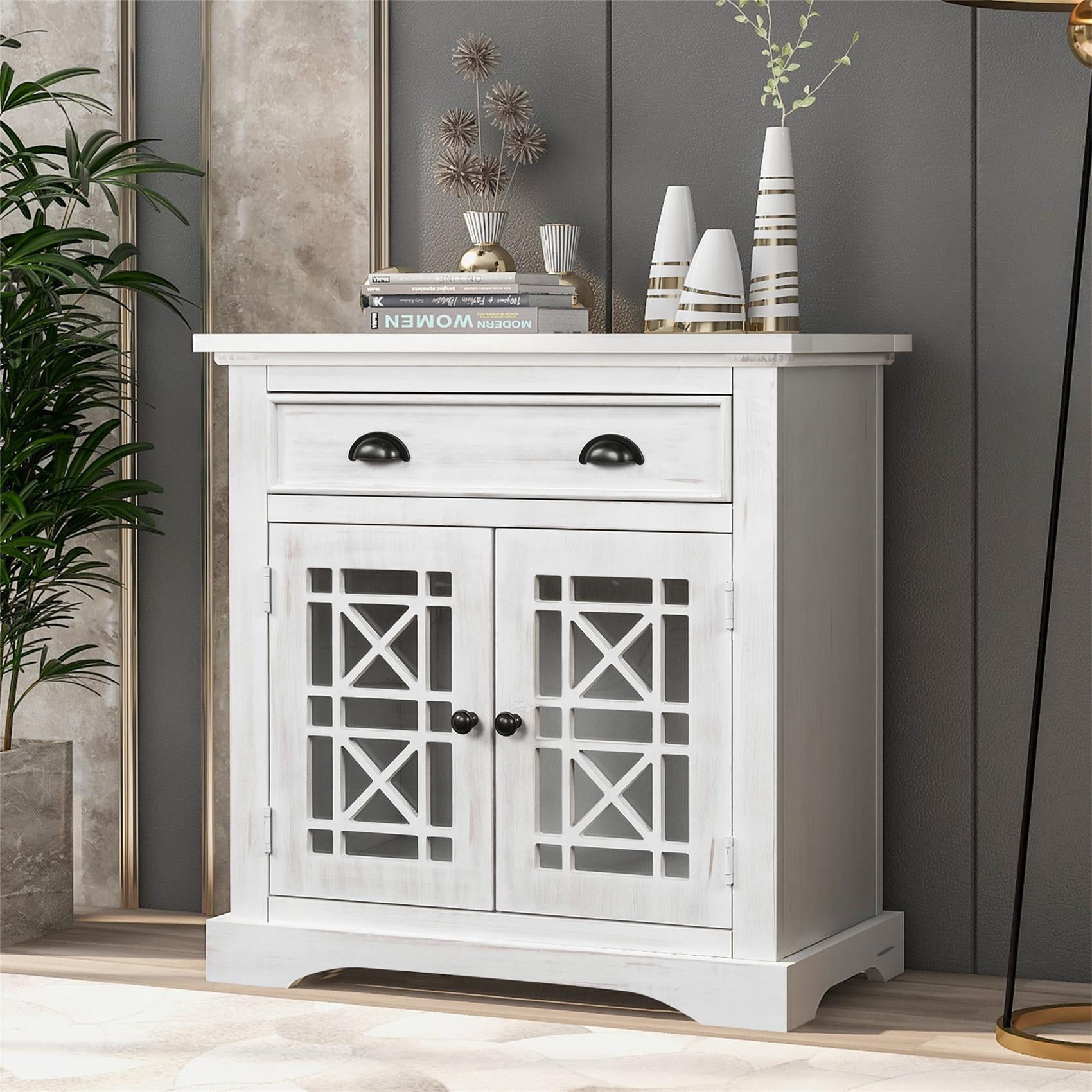 White Rectangular Storage Cabinet, Console Sofa Table Wih Cabinet And In Freestanding Tables With Drawers (View 8 of 20)
