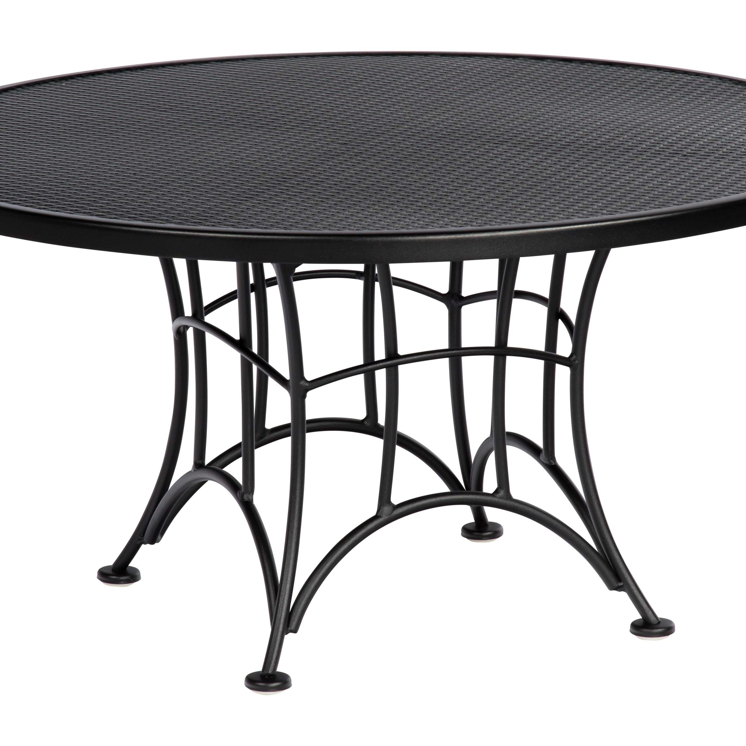 Woodard Hamilton Wrought Iron Coffee Table | 6k0038 In Round Steel Patio Coffee Tables (View 7 of 20)