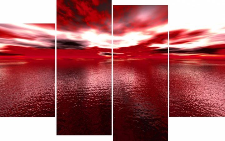 15 Inspirations Canvas Wall Art in Red